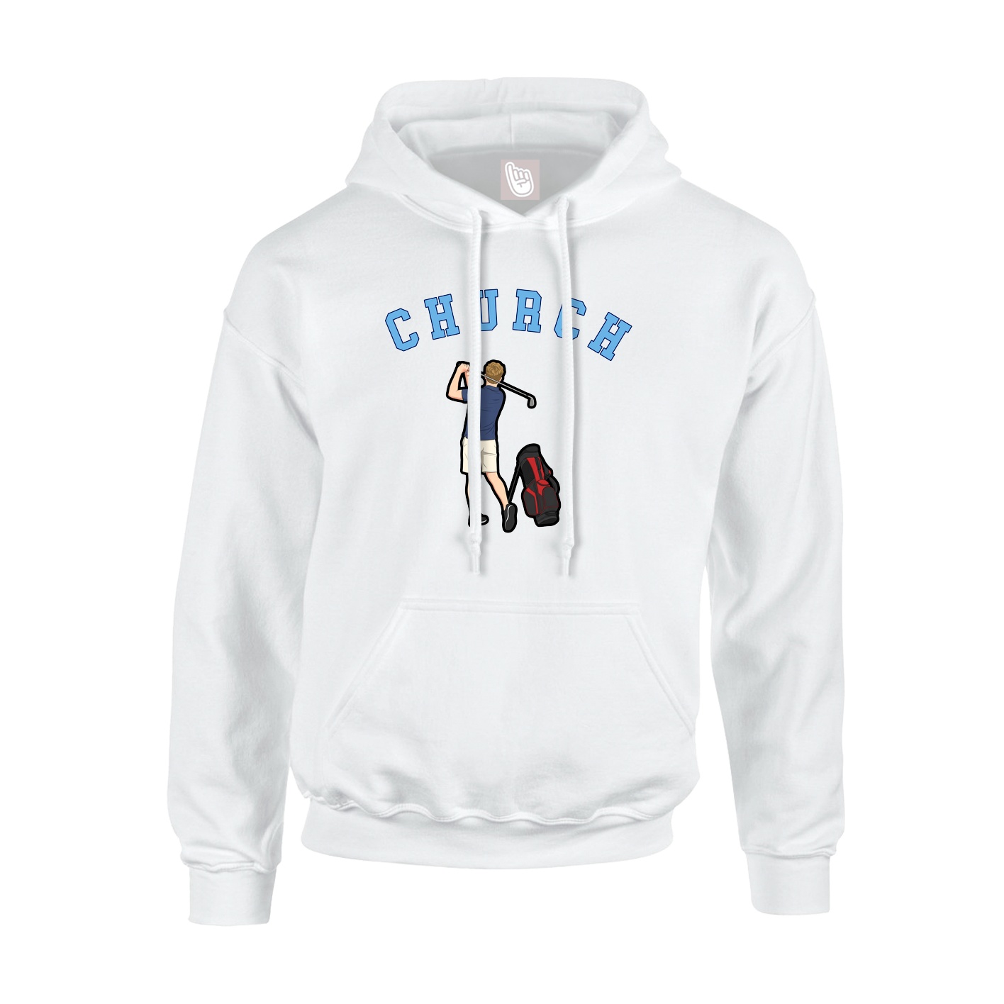 Hoodie — Shirsey Arch in White