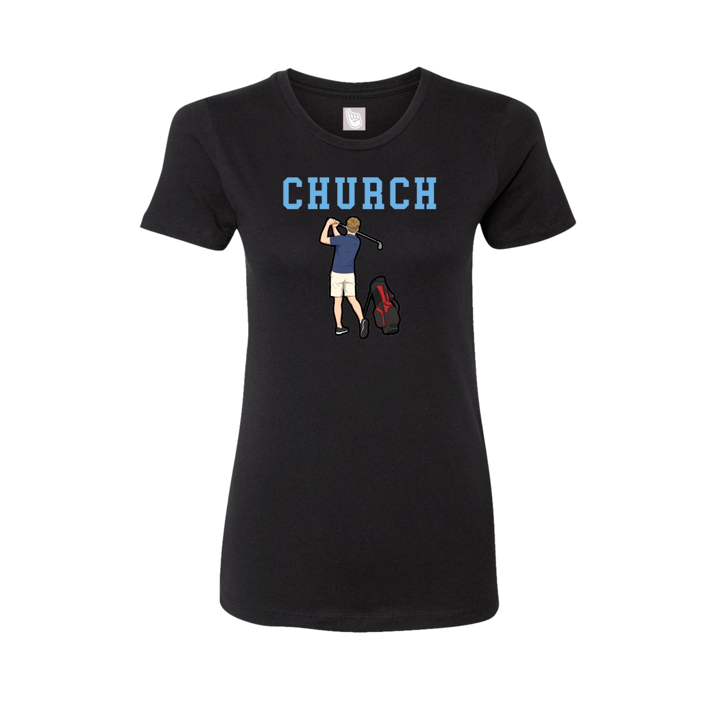Fitted Women's Tee — Shirsey in Black