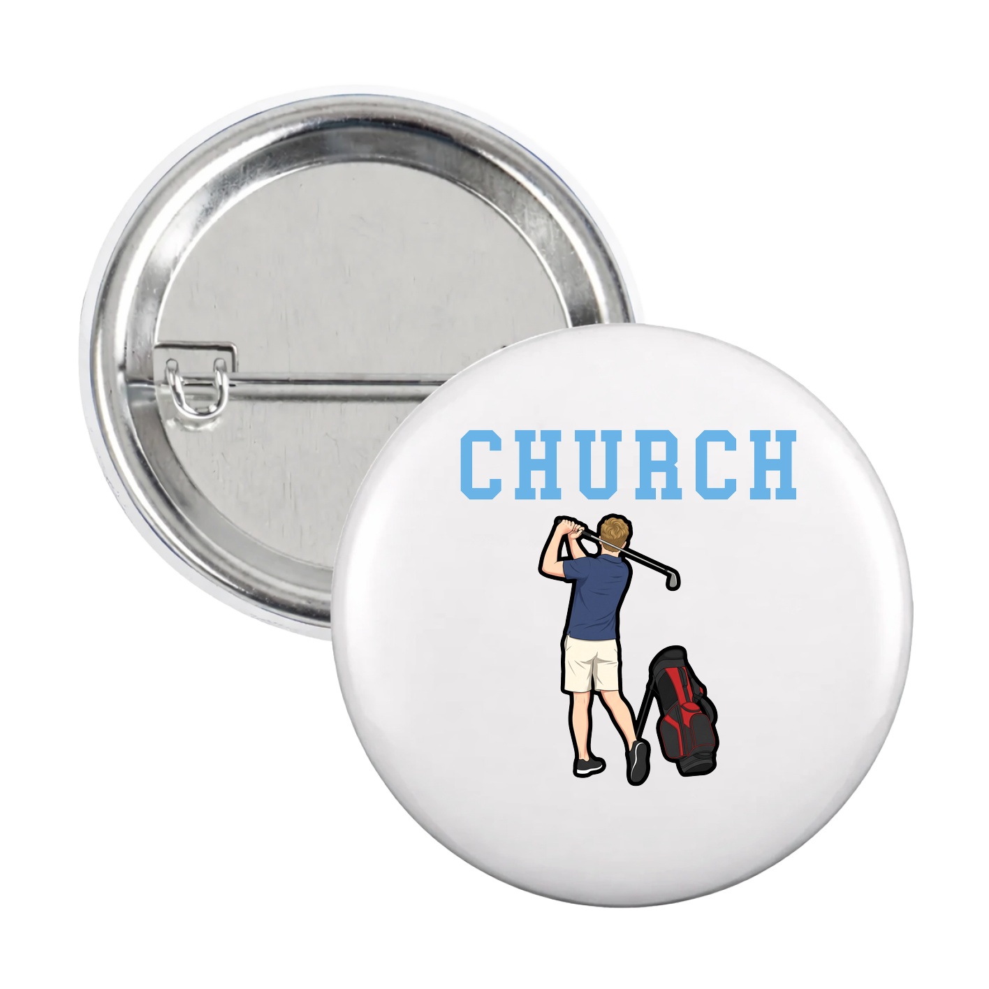 Game Day Button — Shirsey in White