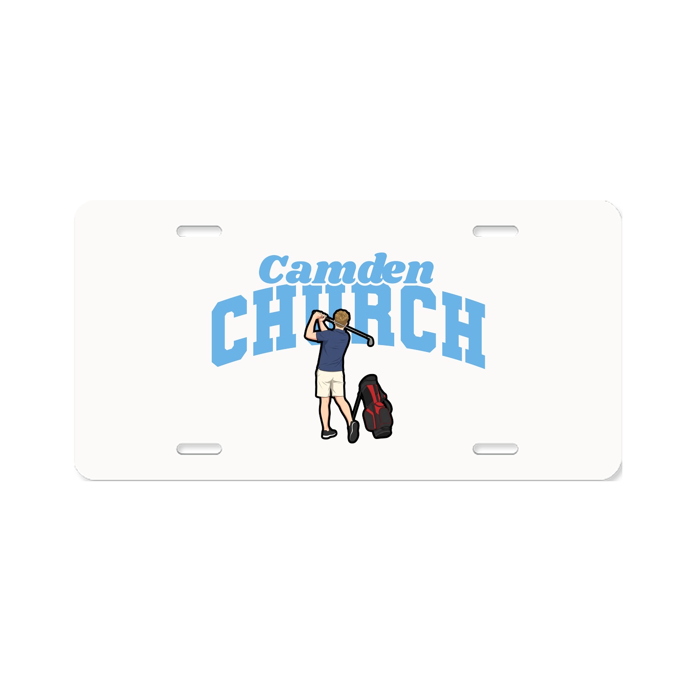 License Plate — Signature Arch in Classic