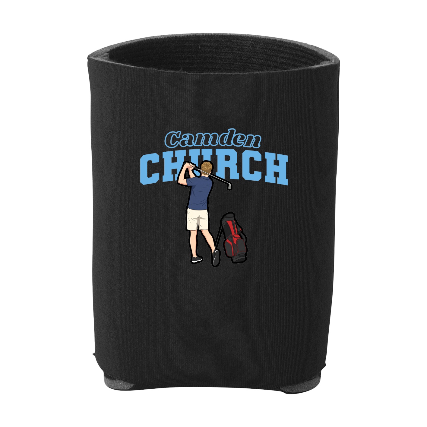 Can Holder — Name Arch in Black