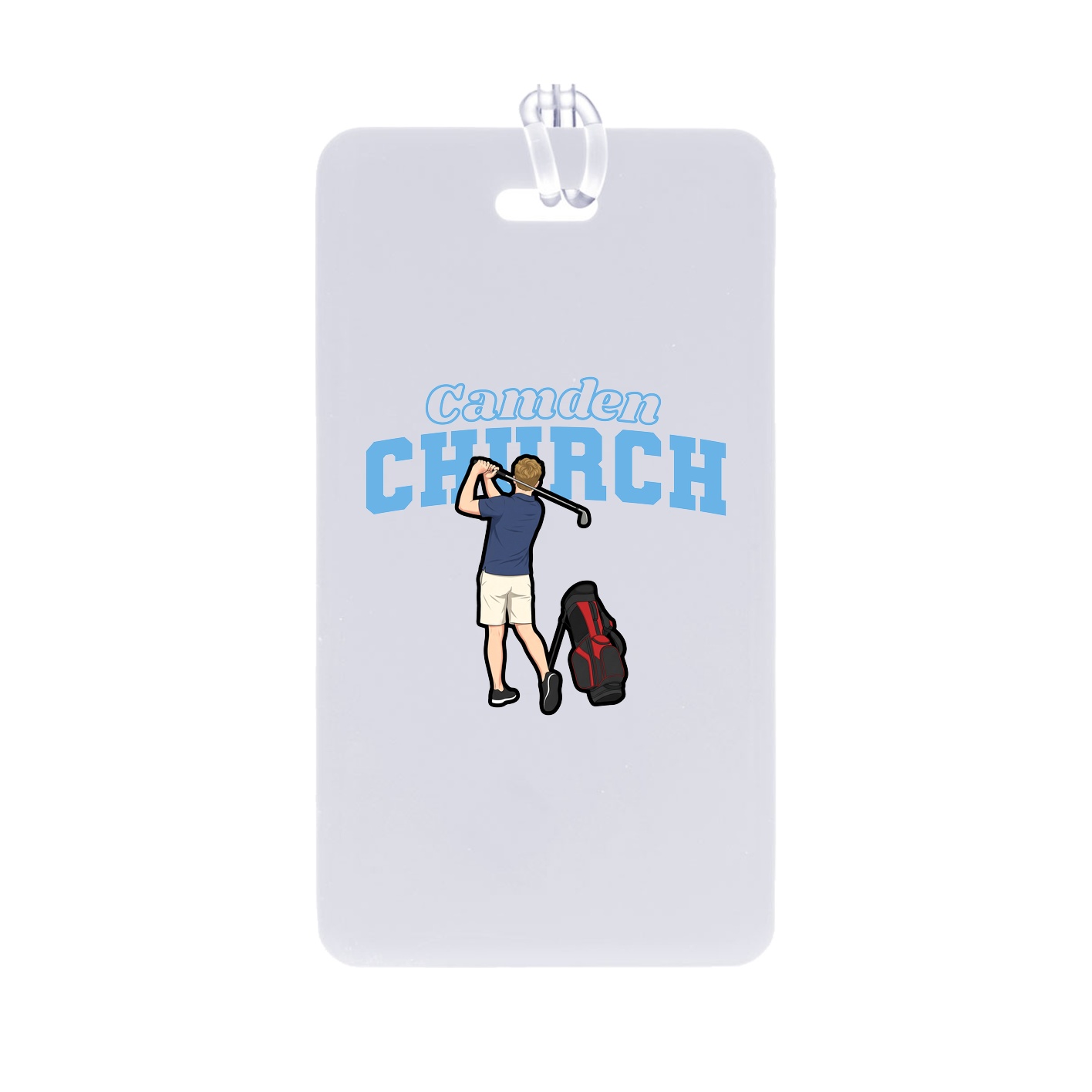 Bag Tag — Name Arch in Classic