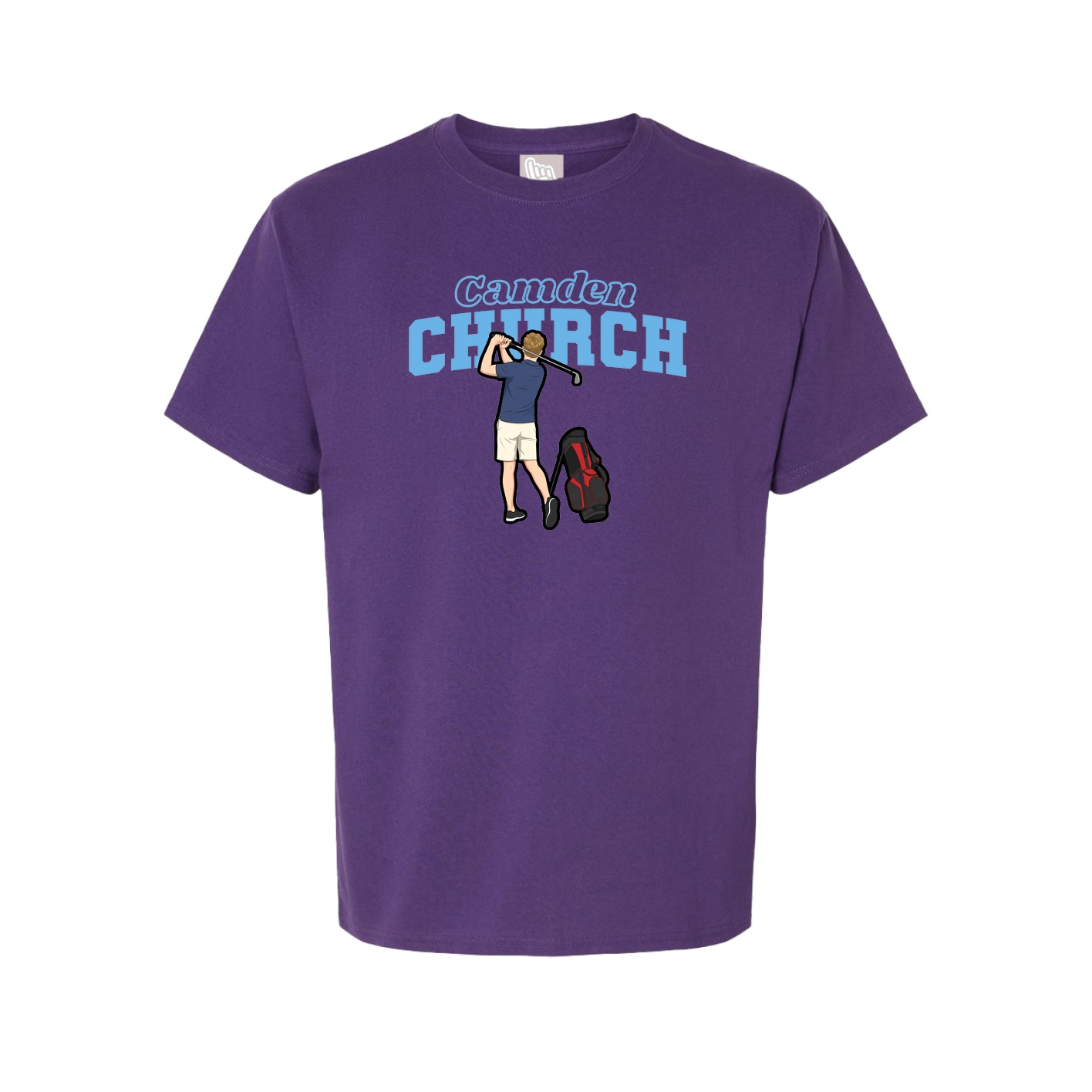 Tee — Name Arch in Purple