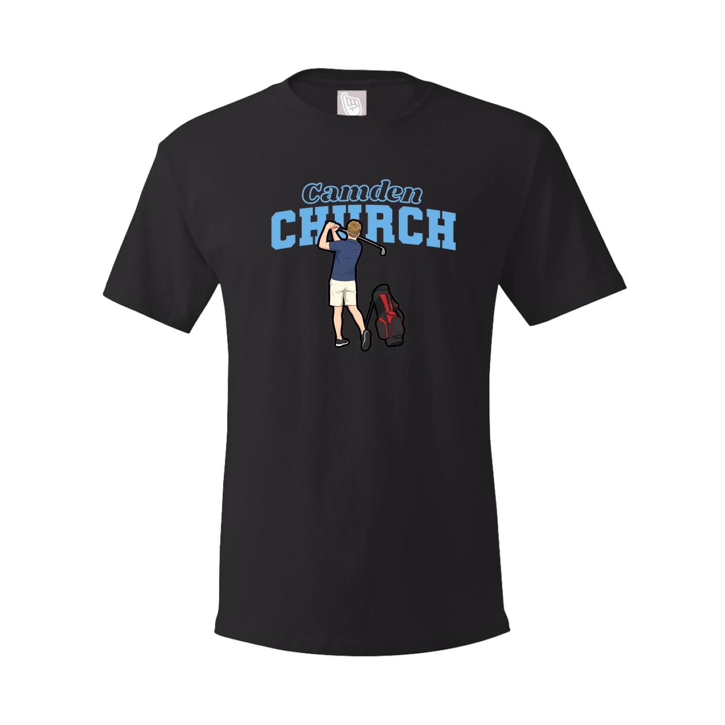 Youth Tee — Name Arch in Black