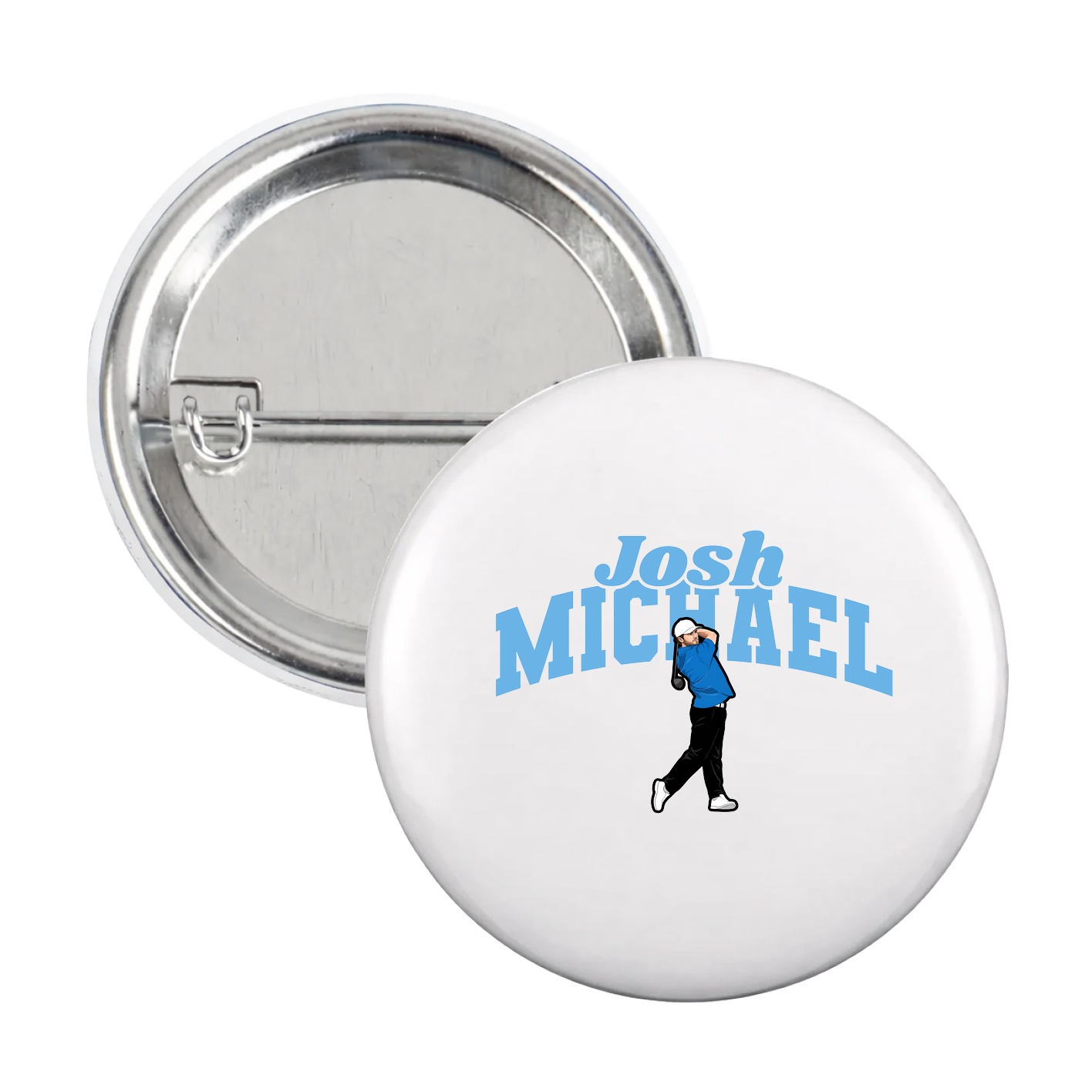 Game Day Button — Signature Arch in White