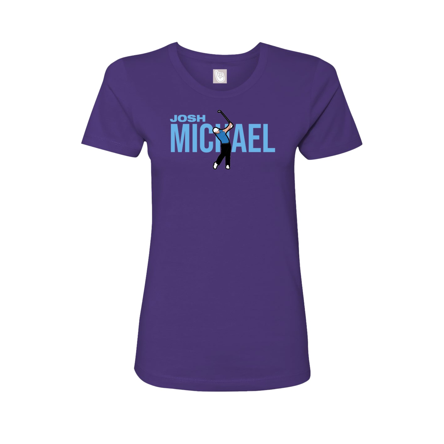 Womens Tee — Player Name in Purple