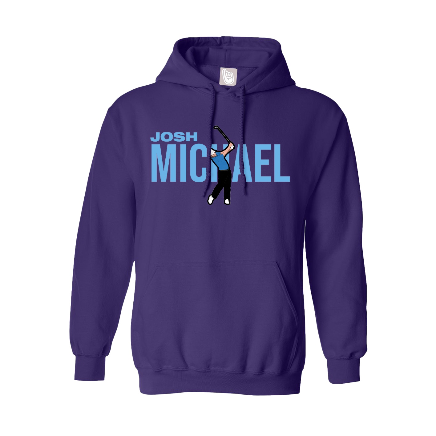 Hoodie — Player Name in Purple