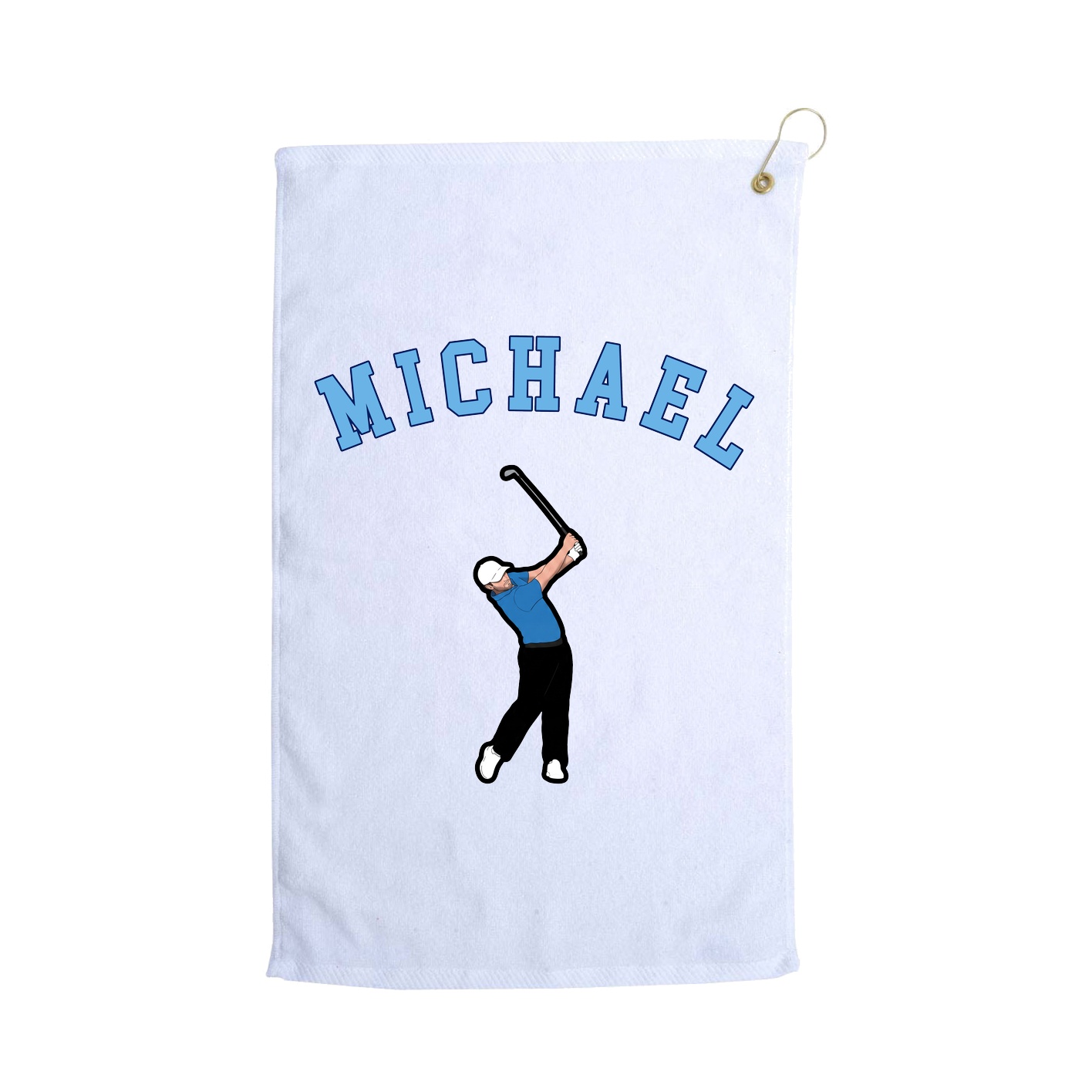 Golf Towel — Shirsey Arch in White