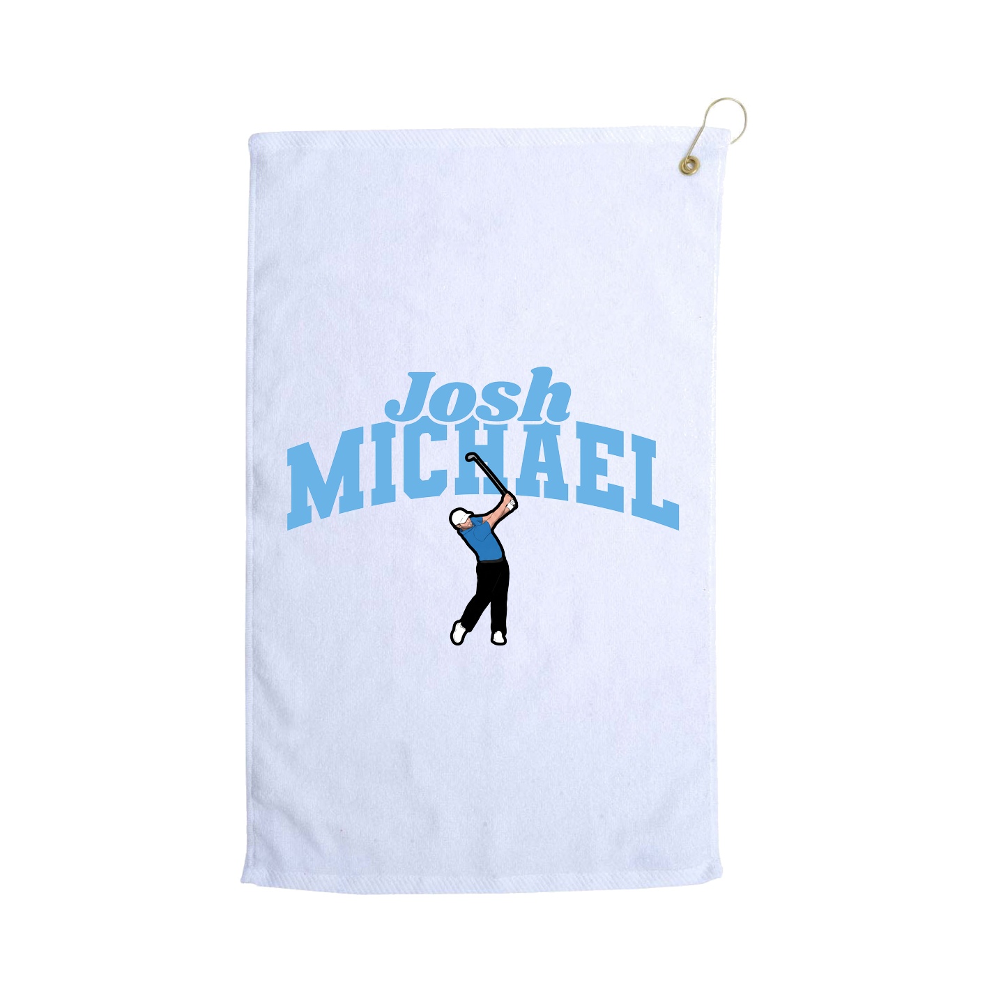 Golf Towel — Signature Arch in White