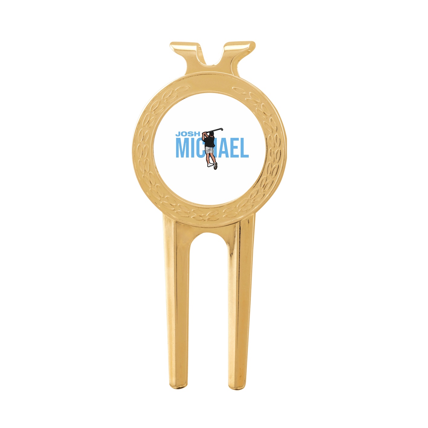 Divot Tool with Ball Marker — Player Name in Classic