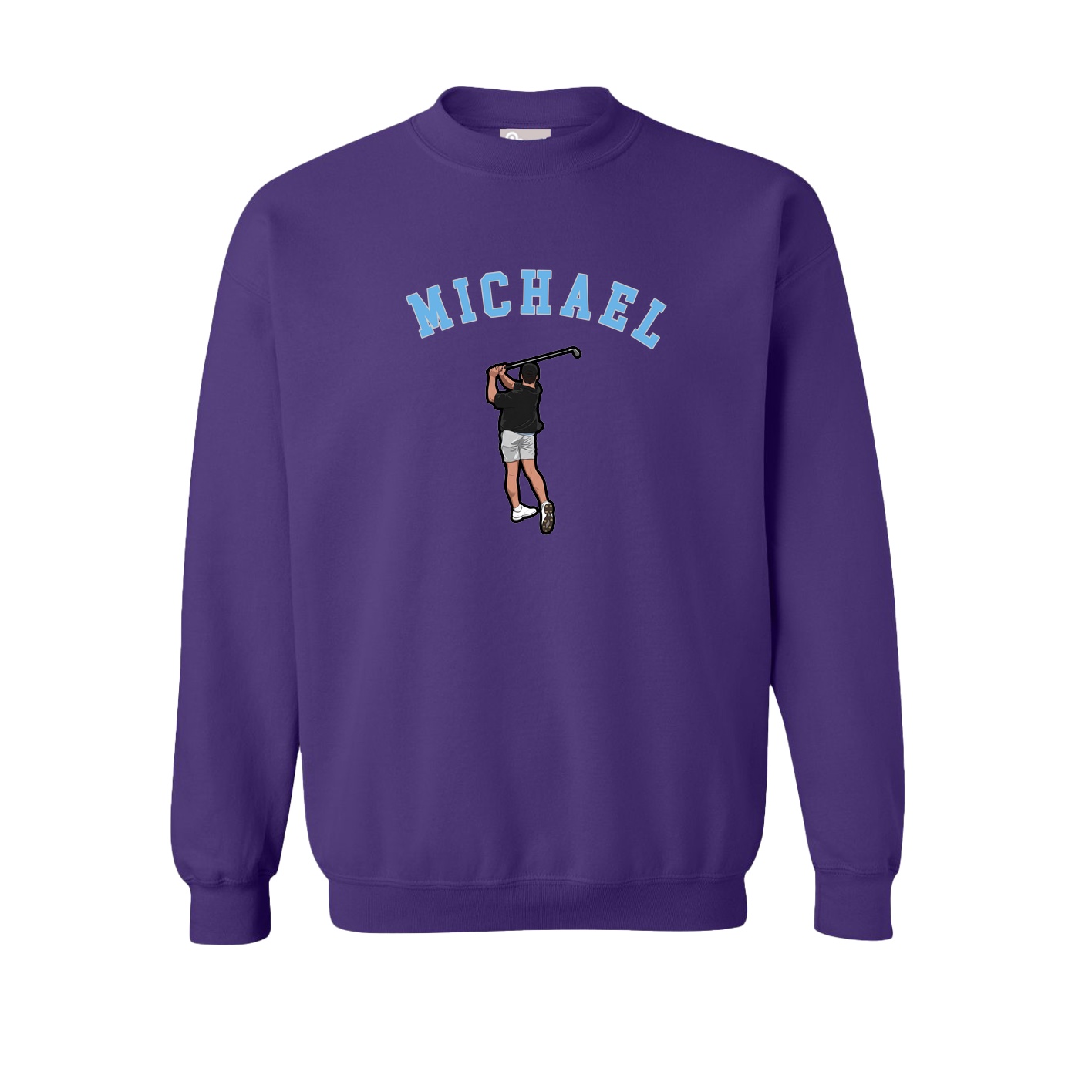 Fleece Crew — Shirsey Arch in Purple
