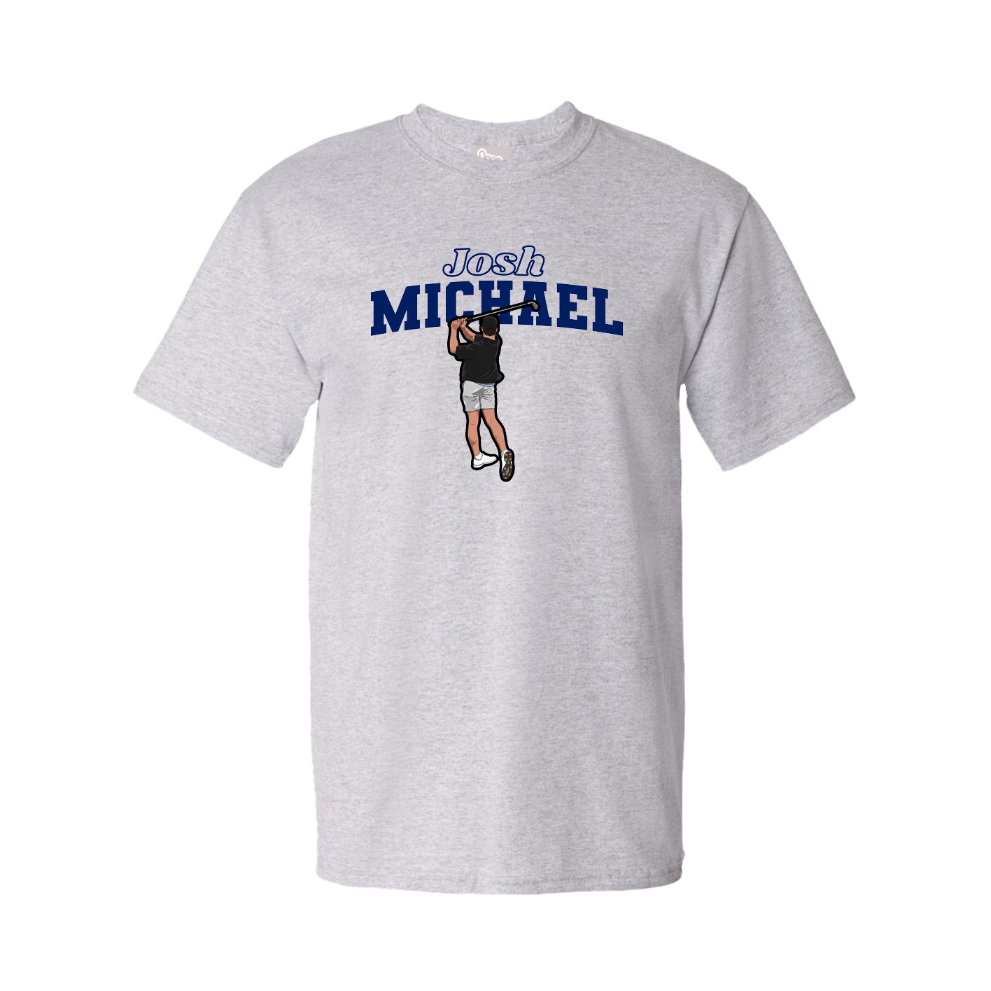Tee — Name Arch in Grey
