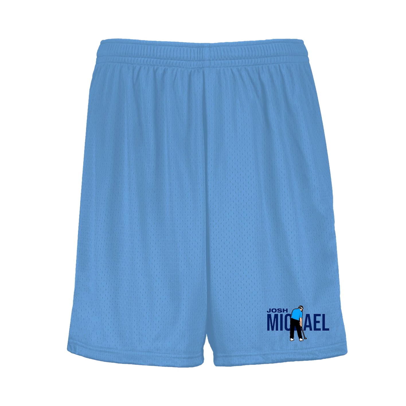 Shorts — Player Name in Light Blue