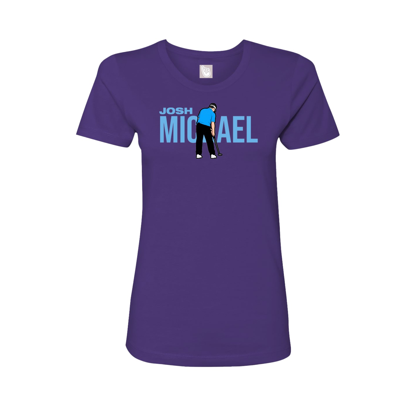 Womens Tee — Player Name in Purple