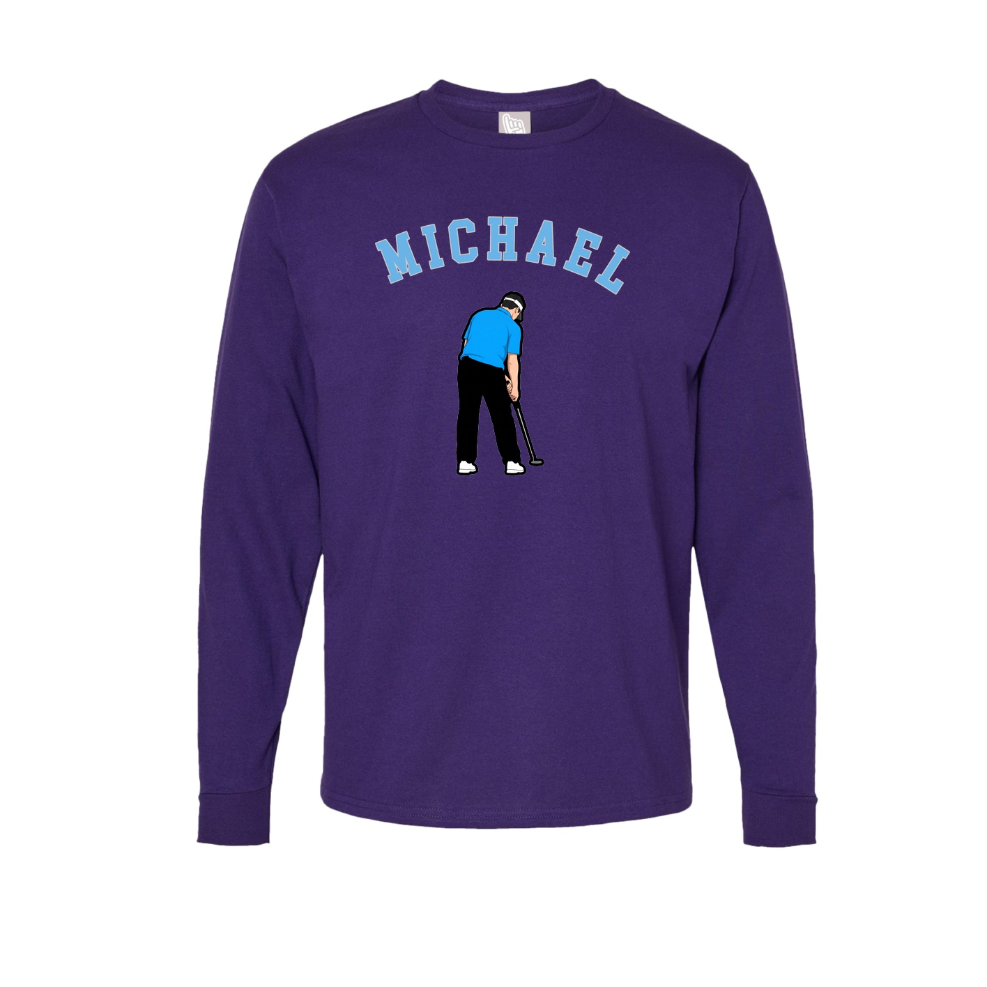 Long Sleeve Tee — Shirsey Arch in Purple