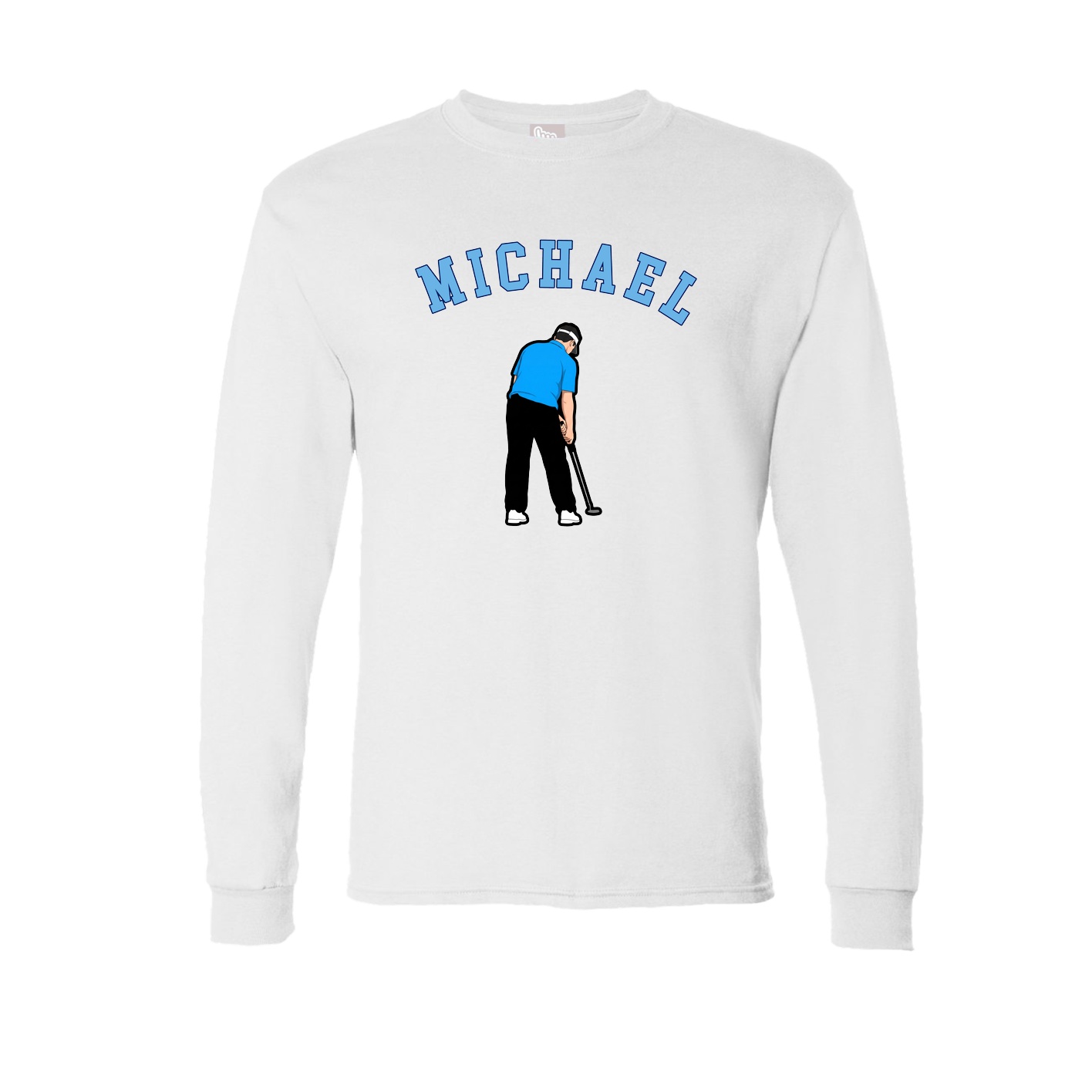Long Sleeve Tee — Shirsey Arch in White