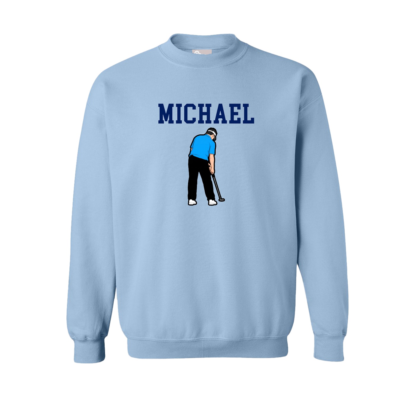 Fleece Crew — Shirsey in Light Blue