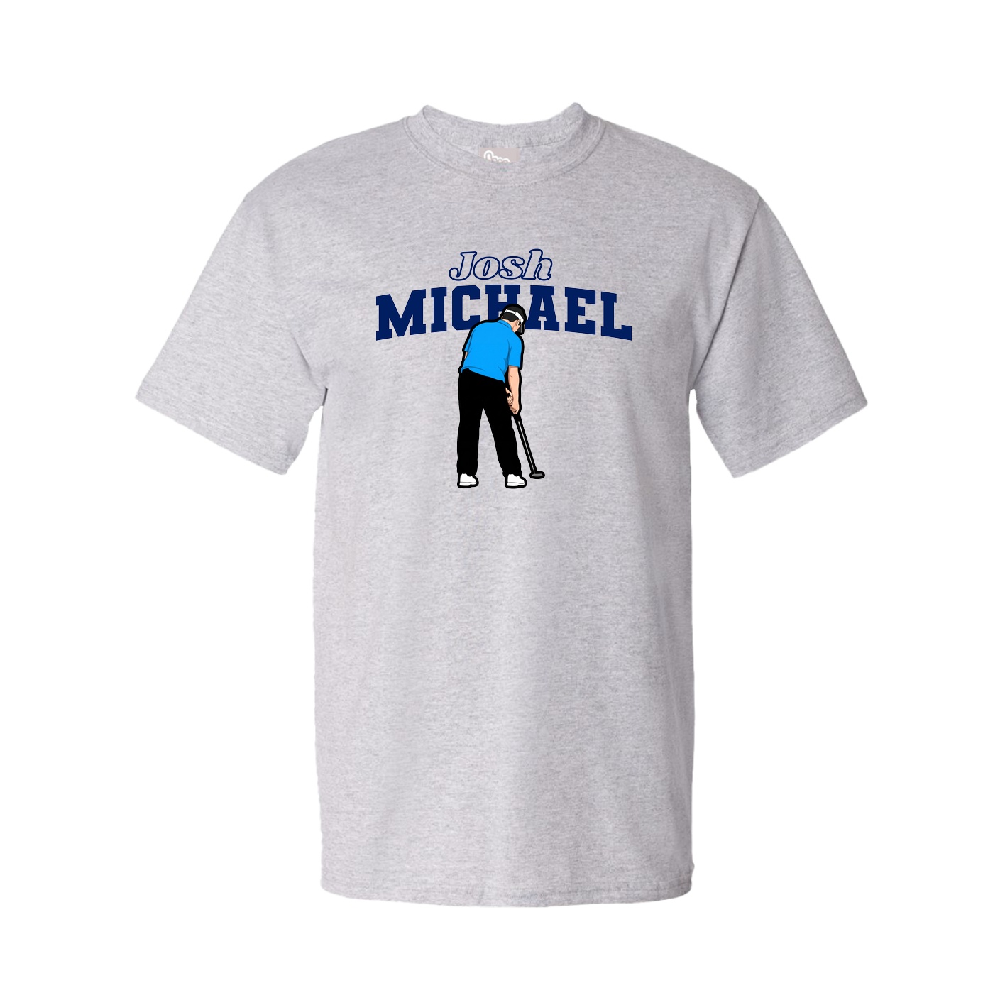 Tee — Name Arch in Grey