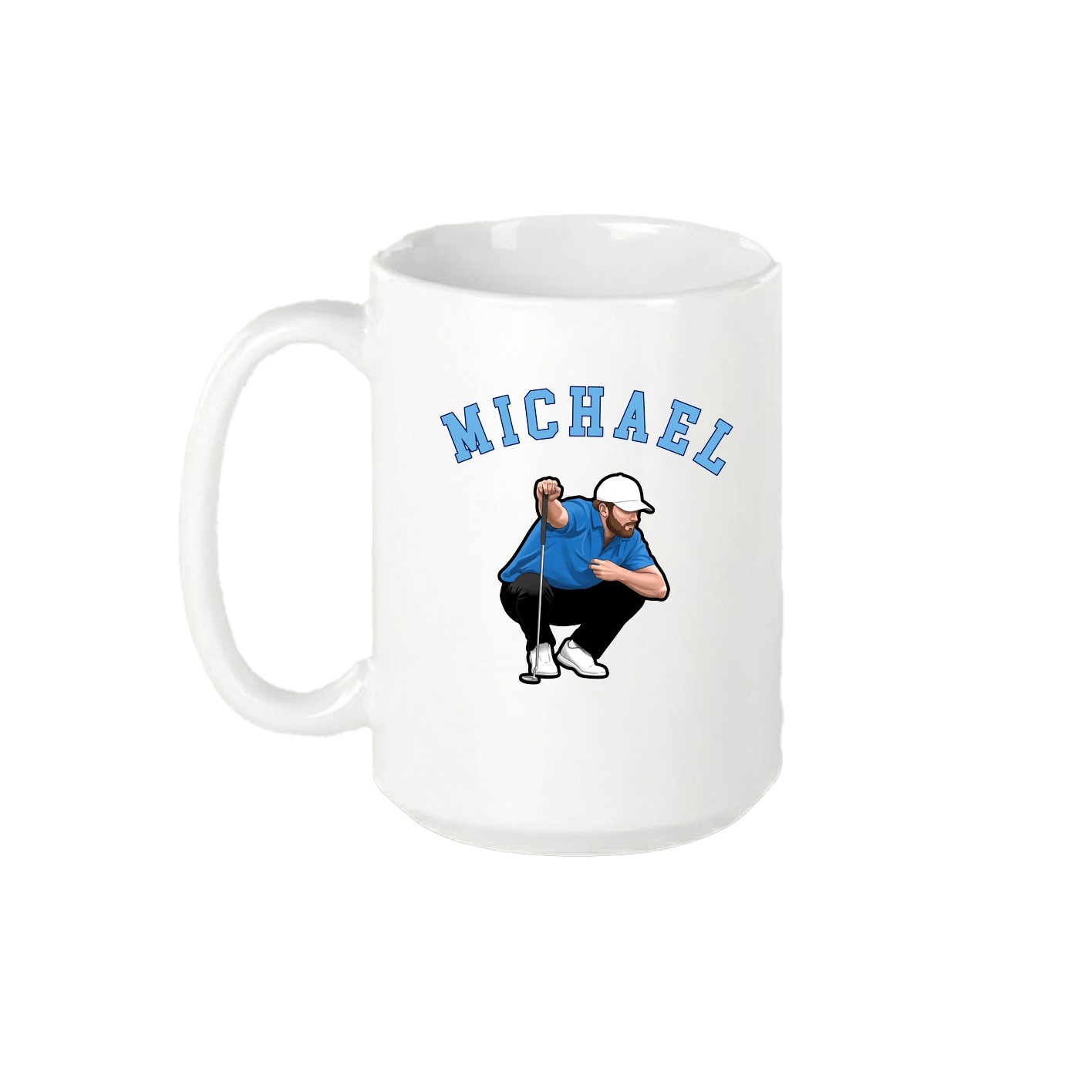 15oz Coffee Mug — Shirsey Arch in White