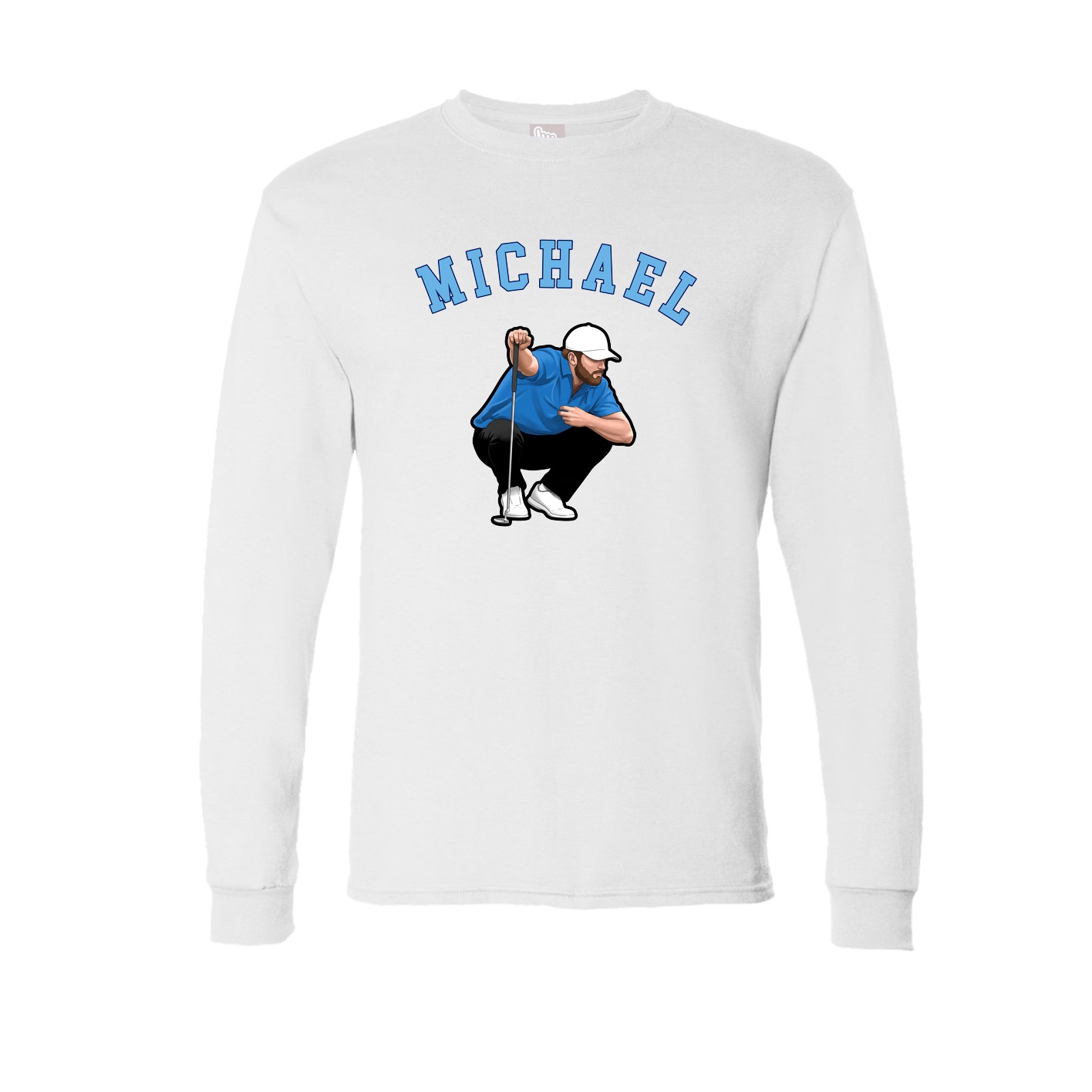 Long Sleeve Tee — Shirsey Arch in White
