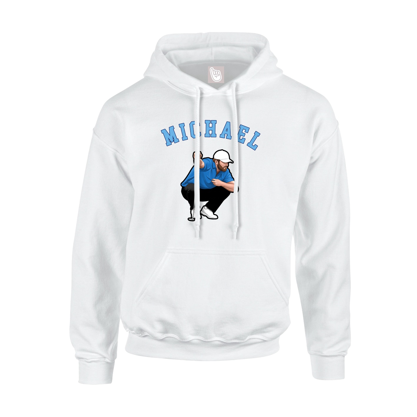 Youth Hoodie — Shirsey Arch in White