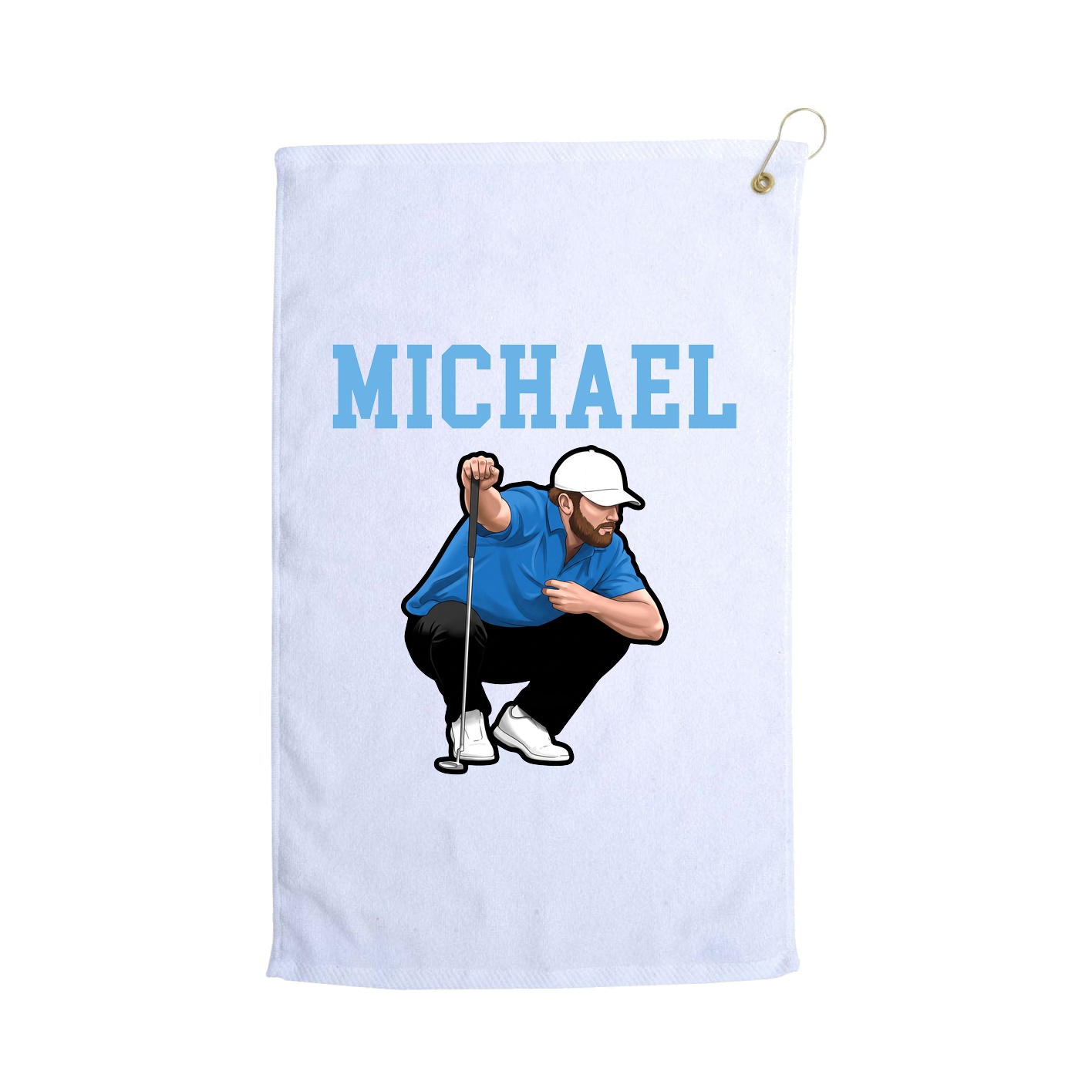 Golf Towel — Shirsey in White