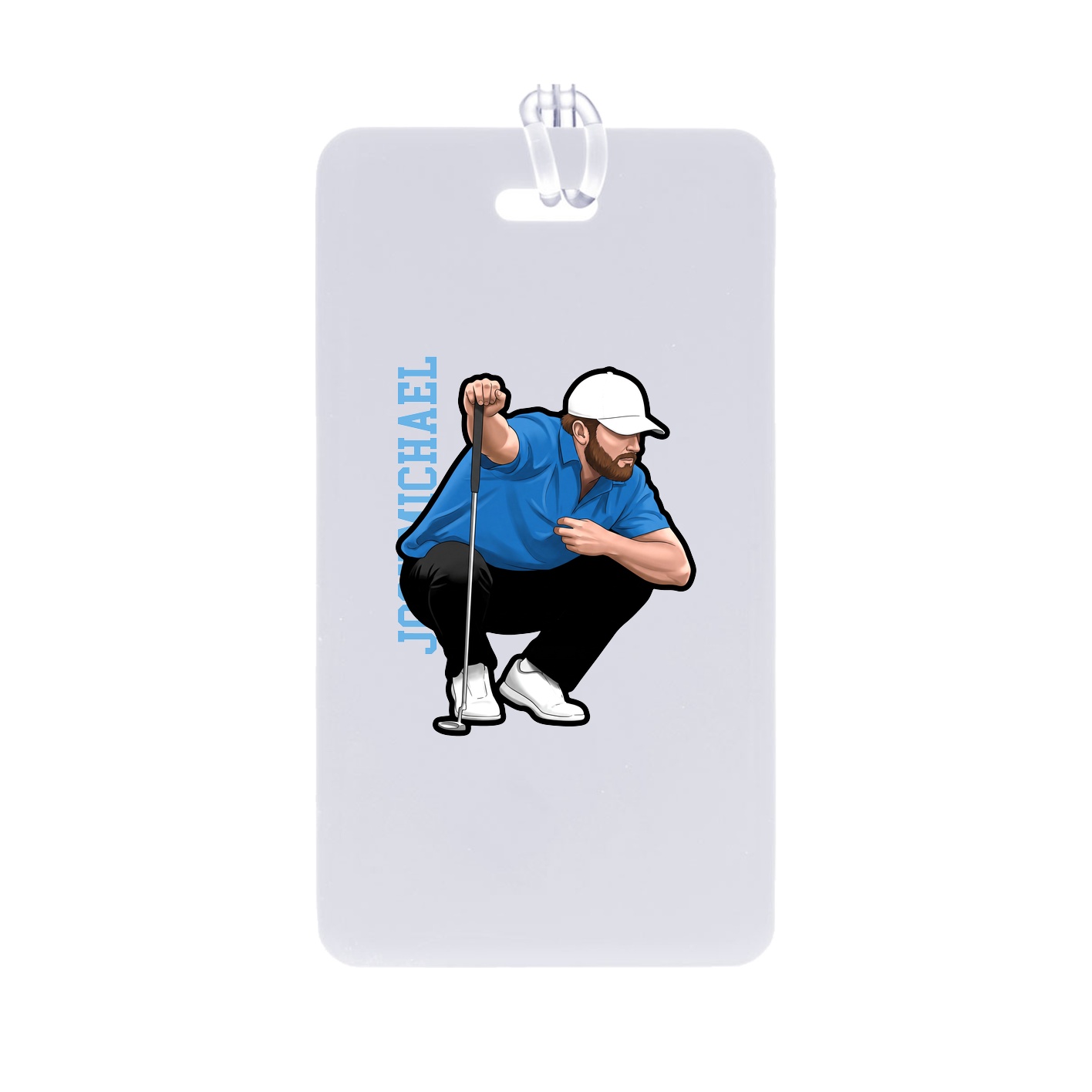 Bag Tag — Name Vertical in Classic