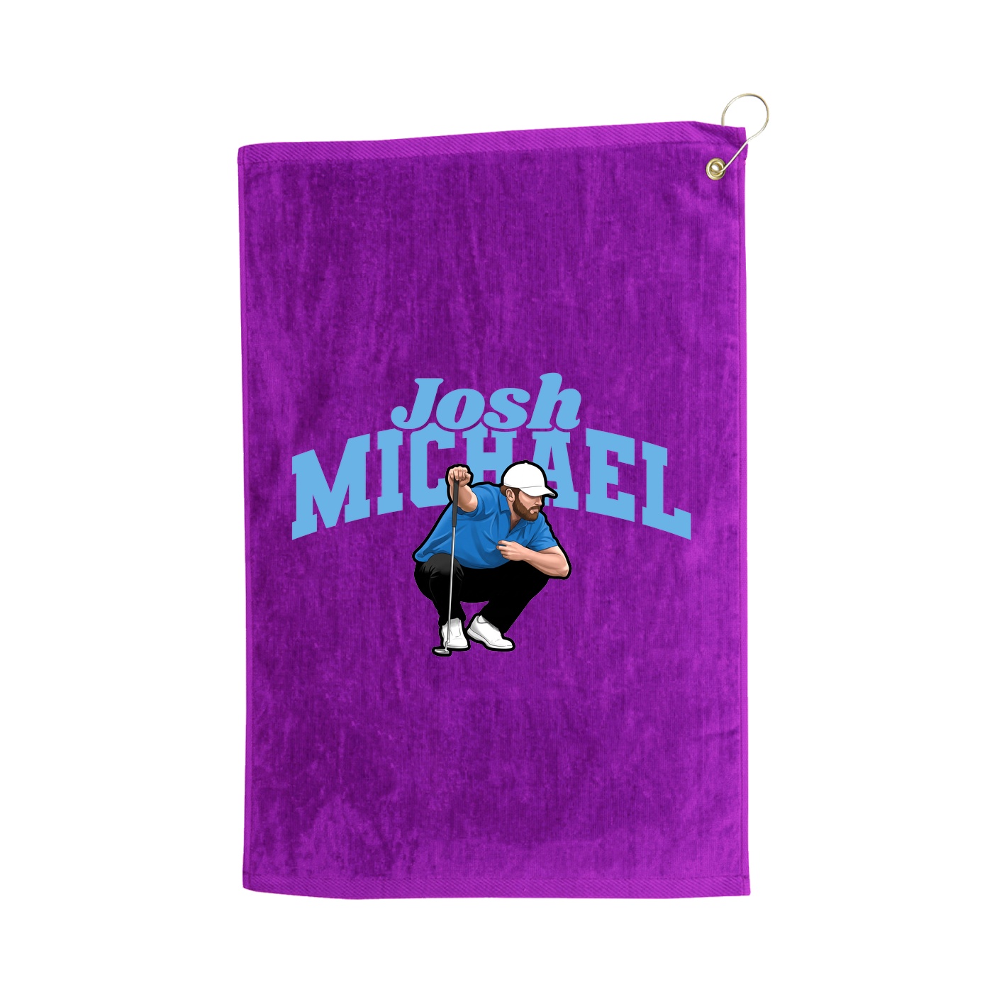 Golf Towel — Signature Arch in Purple