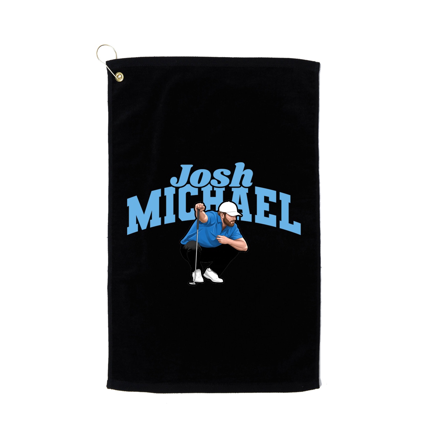 Golf Towel — Signature Arch in Black