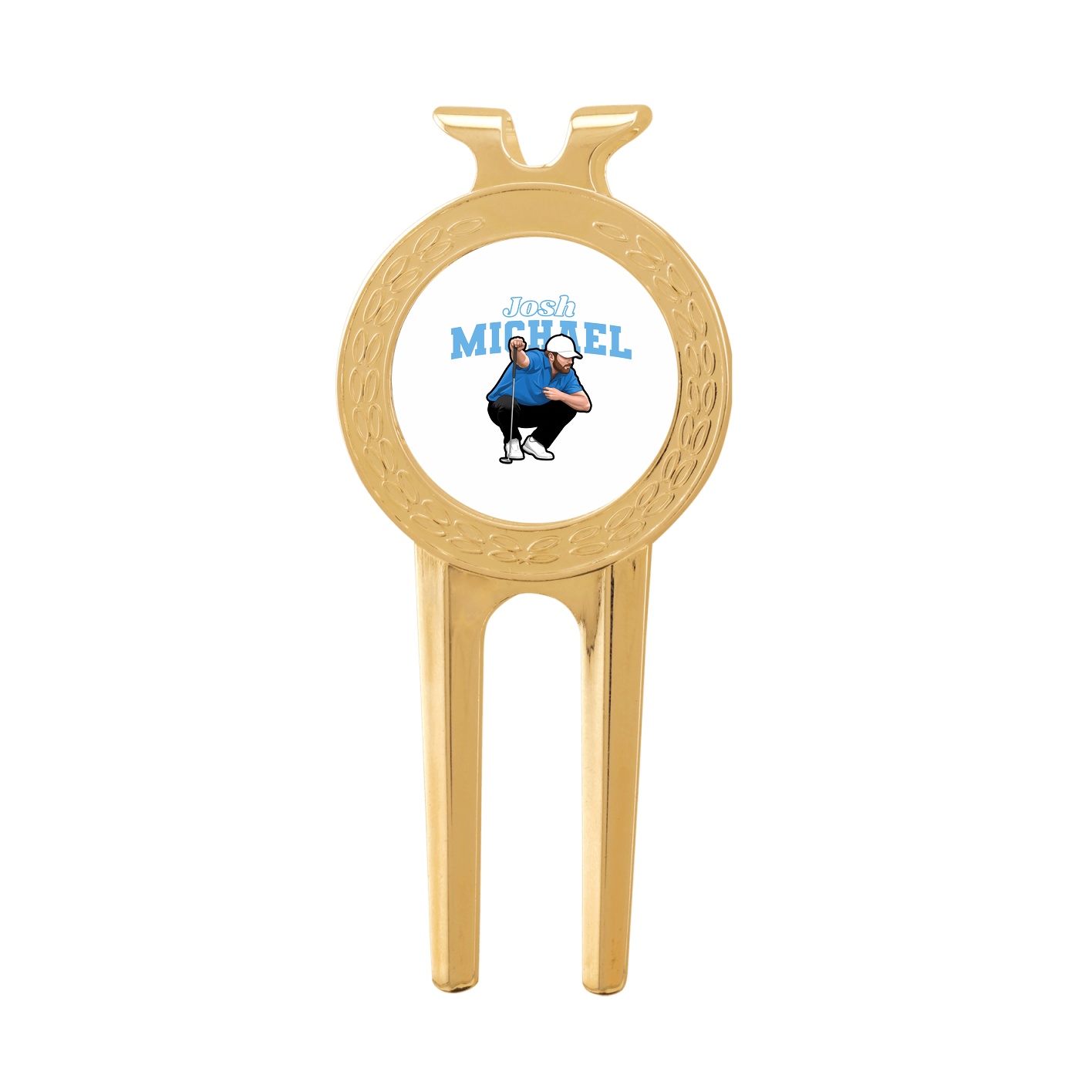 Divot Tool with Ball Marker — Name Arch in Classic