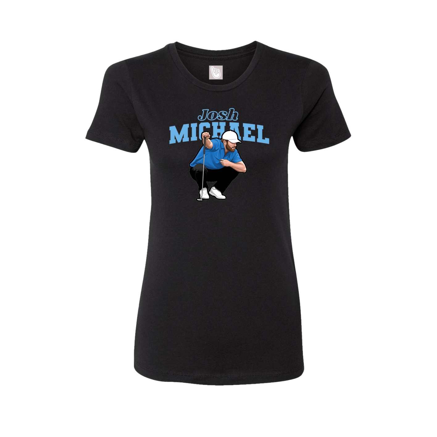 Womens Tee — Name Arch in Black