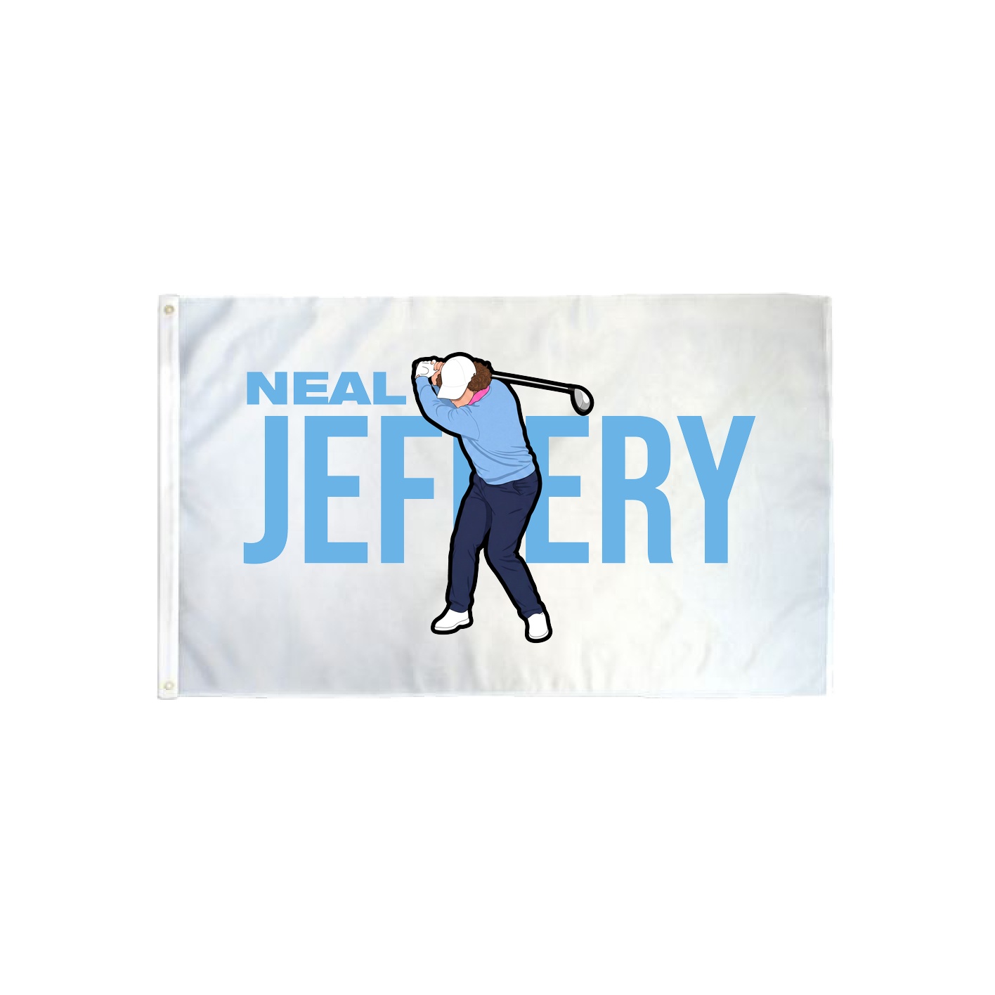 3x5 Flag — Player Name in Classic