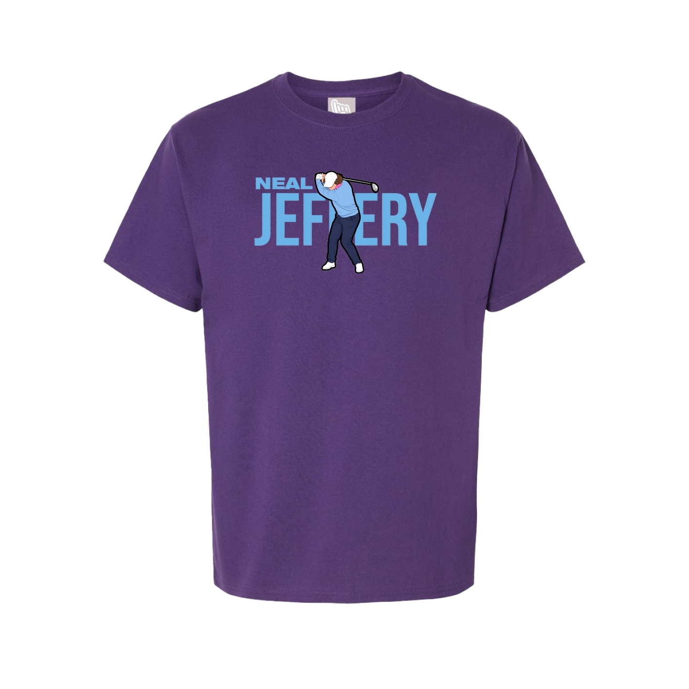 Youth Tee — Player Name in Purple