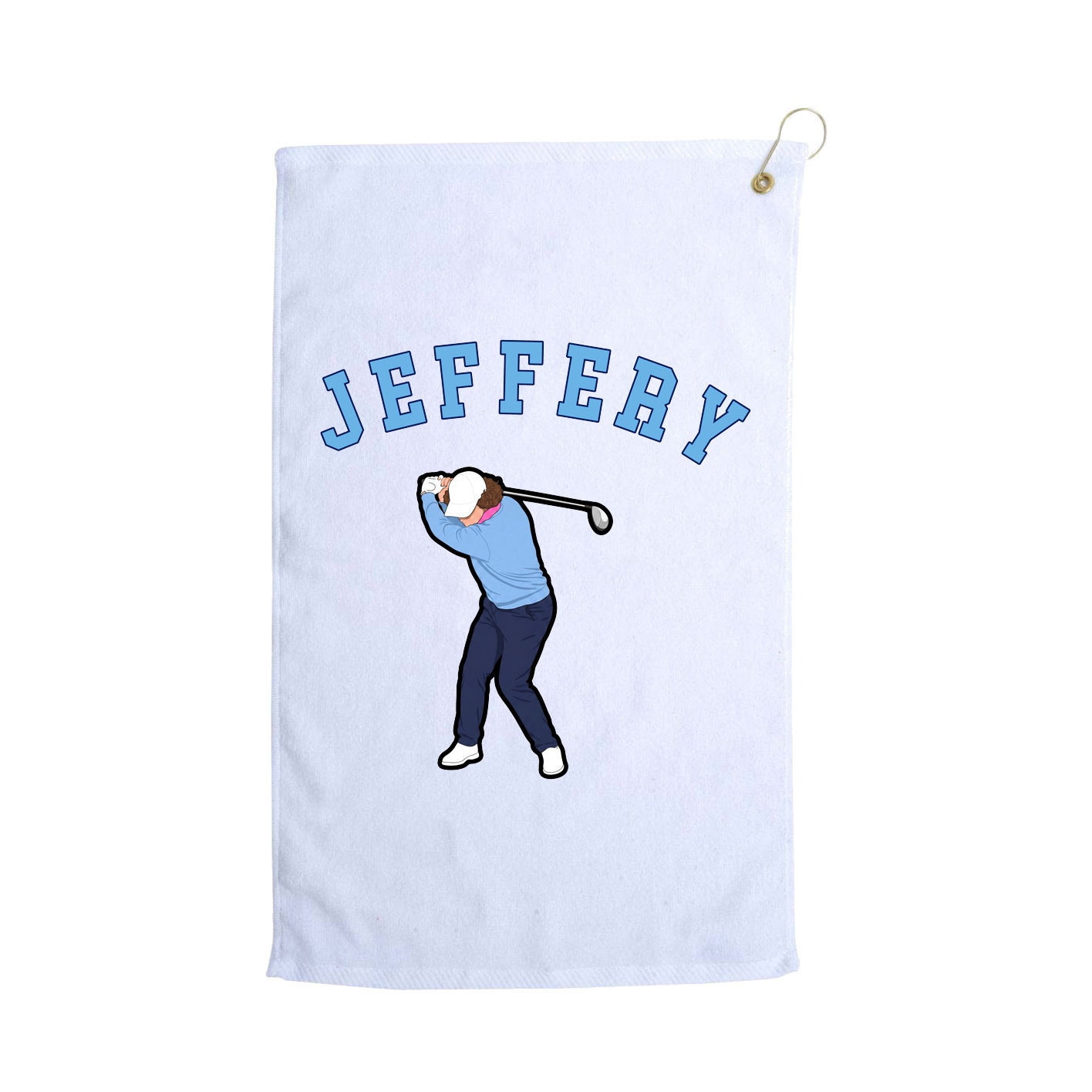 Golf Towel — Shirsey Arch in White