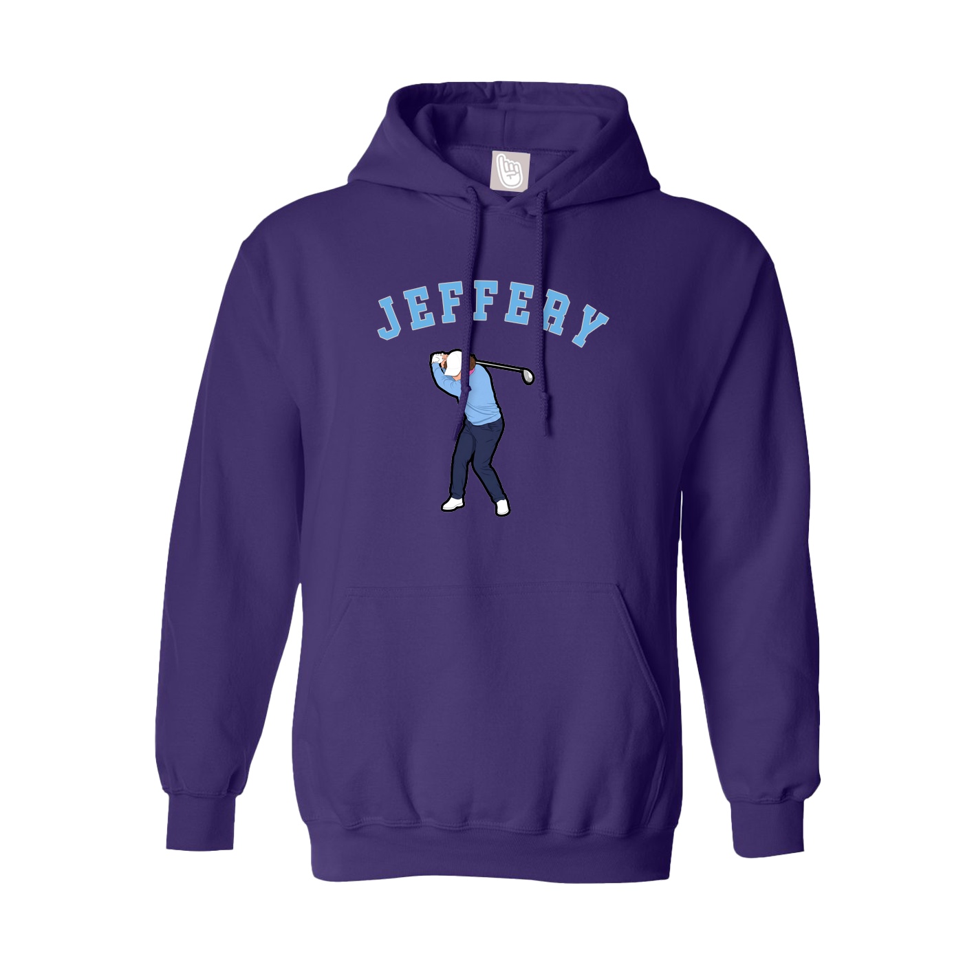 Youth Hoodie — Shirsey Arch in Purple
