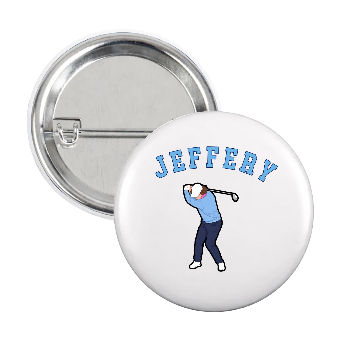 Game Day Button — Shirsey Arch in White