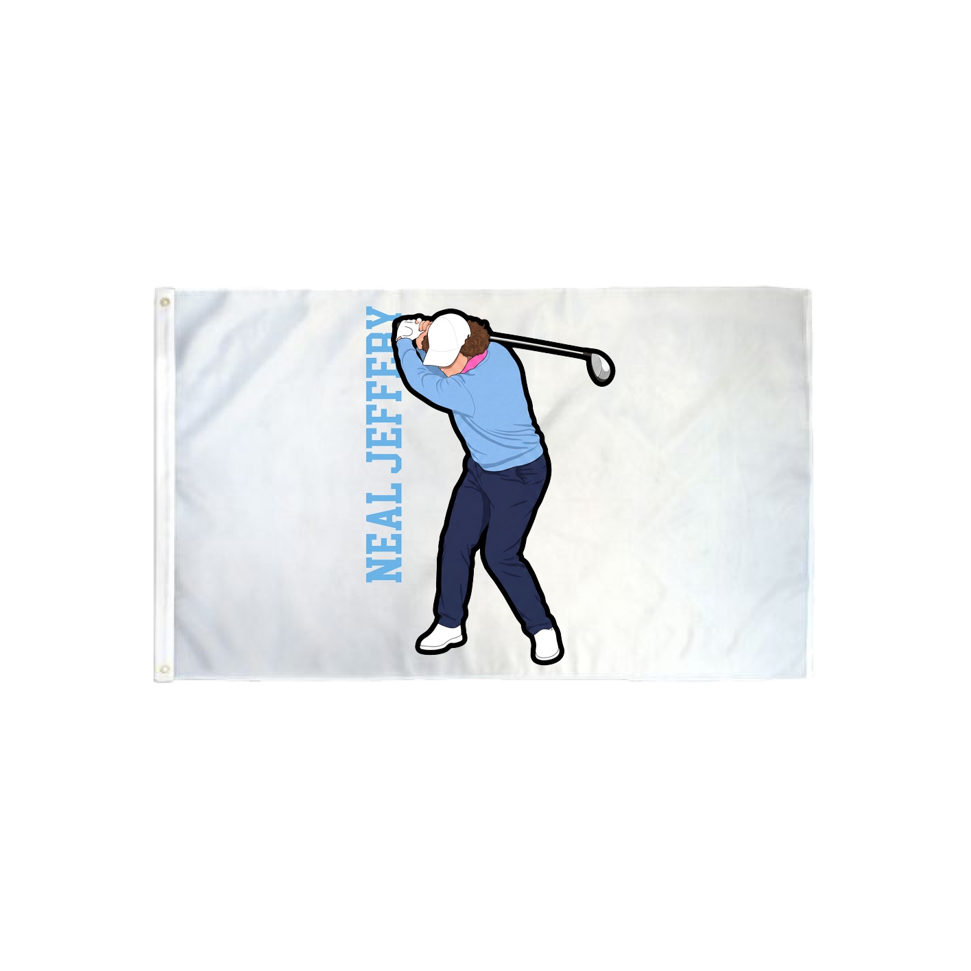 3x5 Flag — Name Vertical in Classic