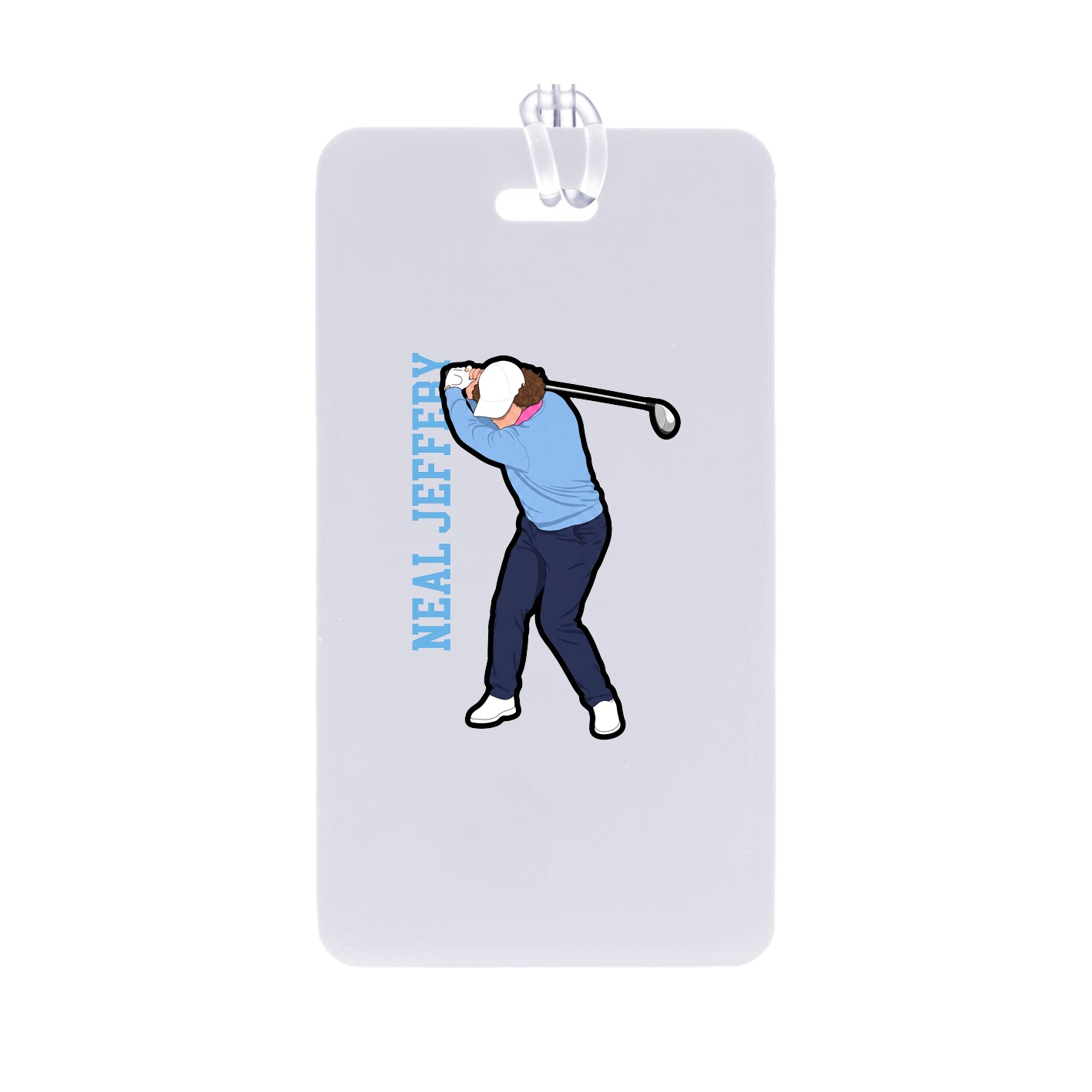 Bag Tag — Name Vertical in Classic