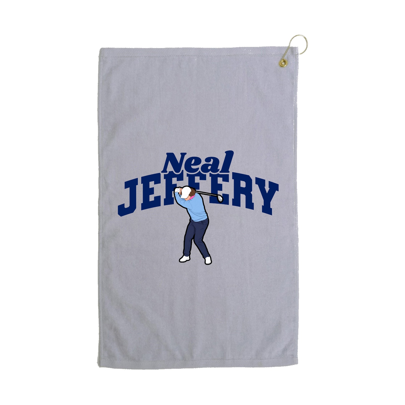 Golf Towel — Signature Arch in Grey