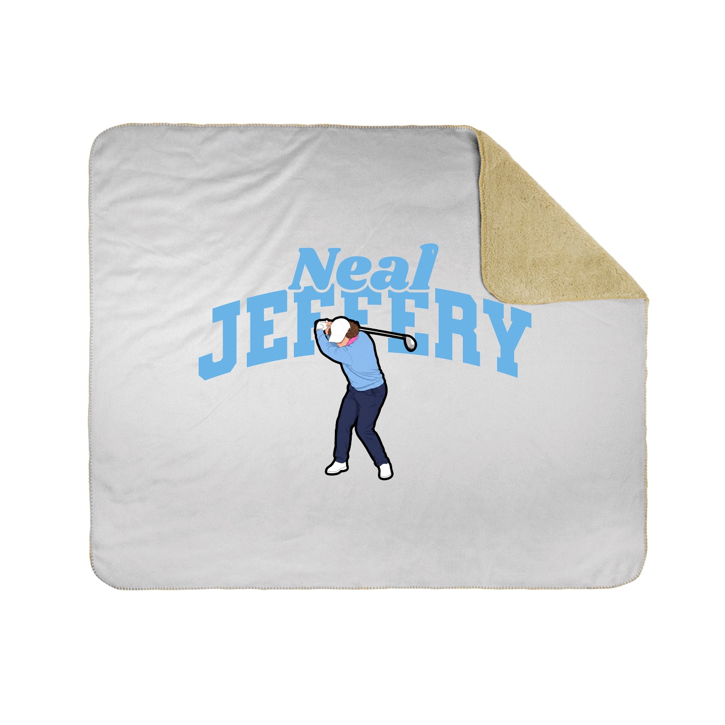 Throw Blanket — Signature Arch in White