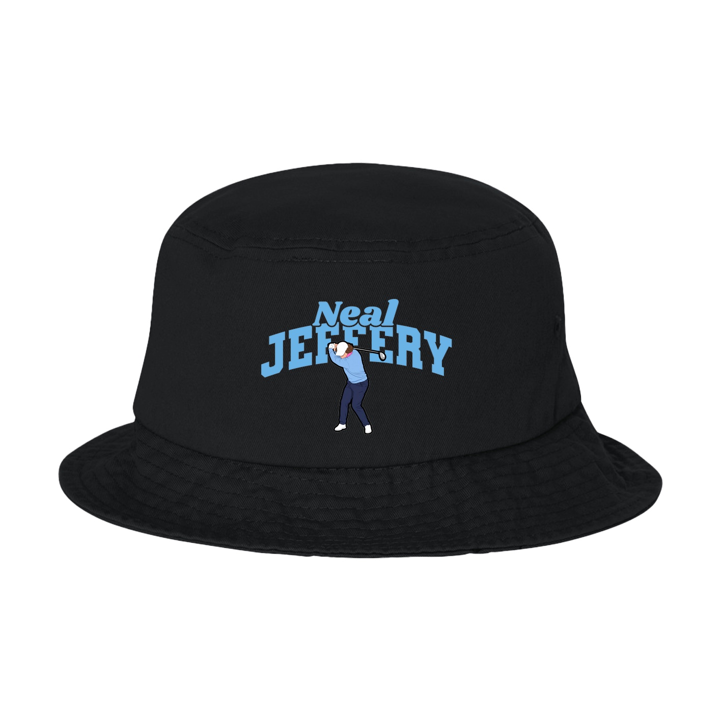 Bucket Cap — Signature Arch in Black