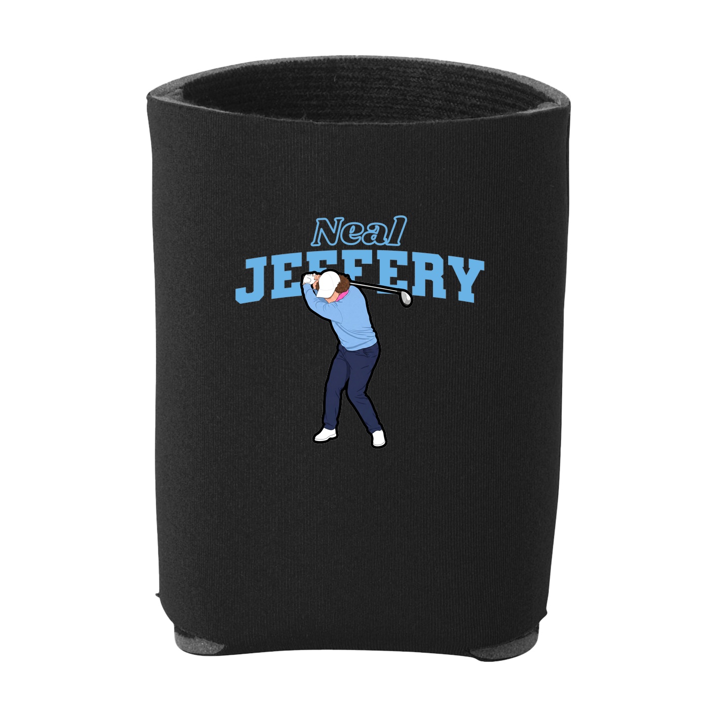 Can Holder — Name Arch in Black