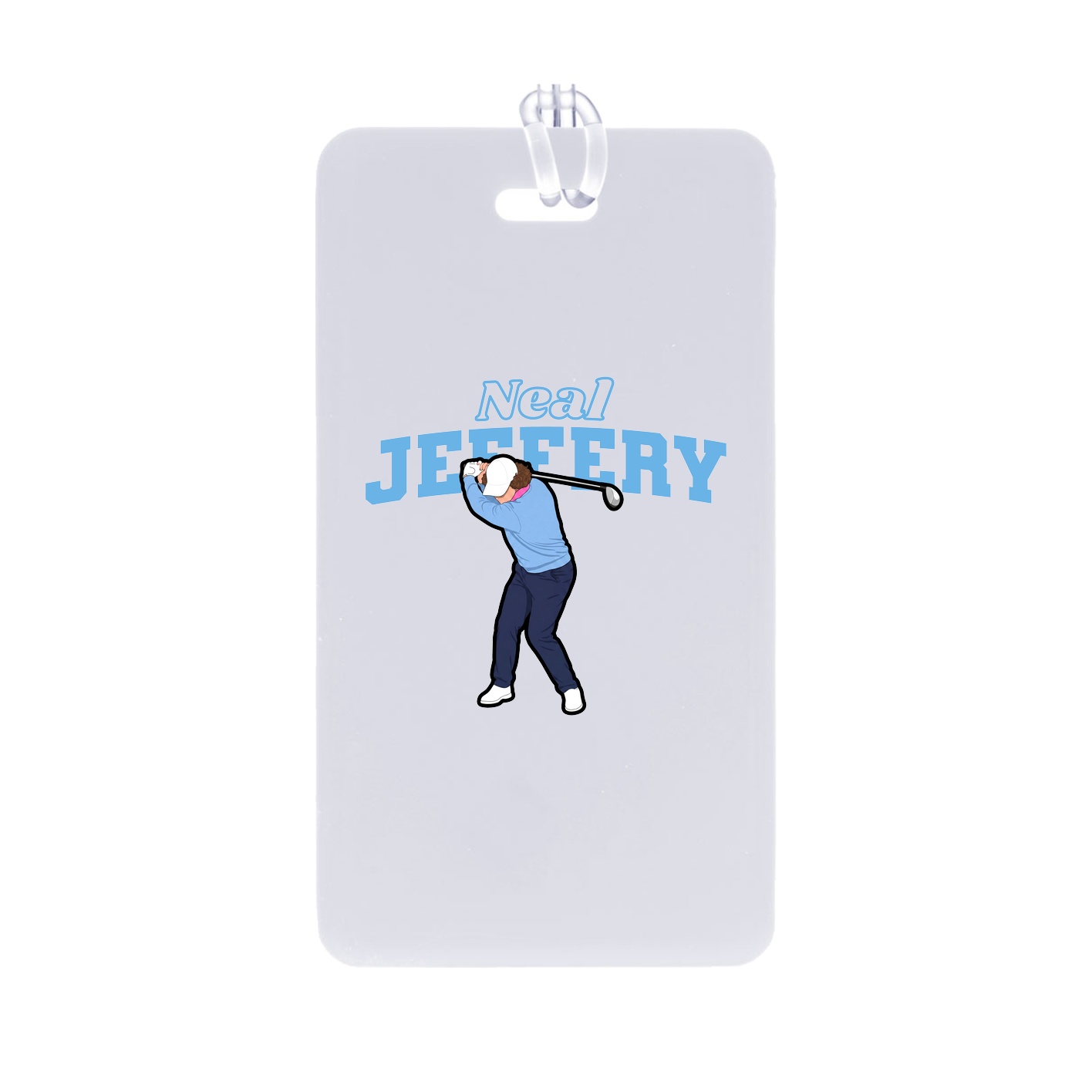 Bag Tag — Name Arch in Classic
