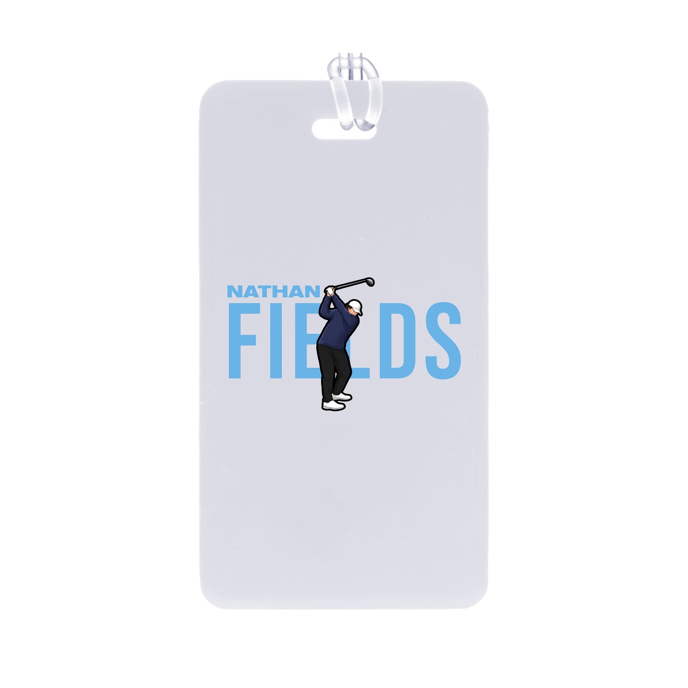 Bag Tag — Player Name in Classic