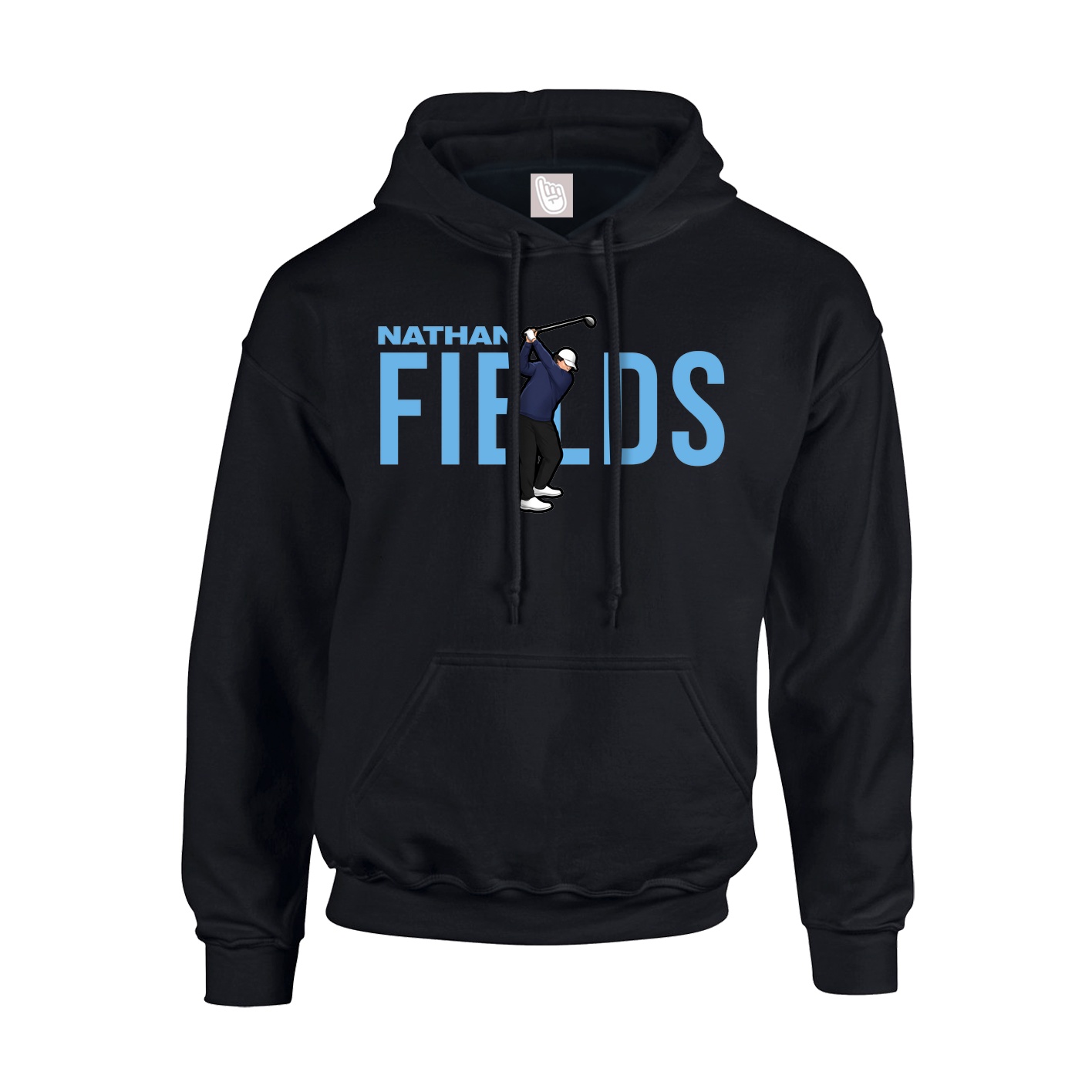 Hoodie — Player Name in Black