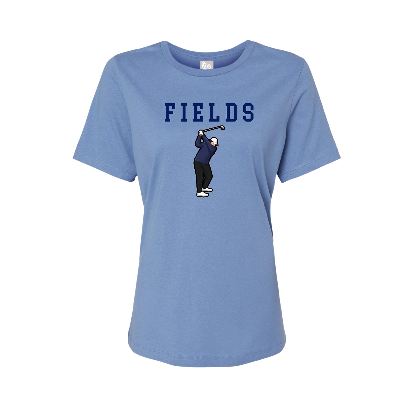 Fitted Women's Tee — Shirsey in Powder Blue
