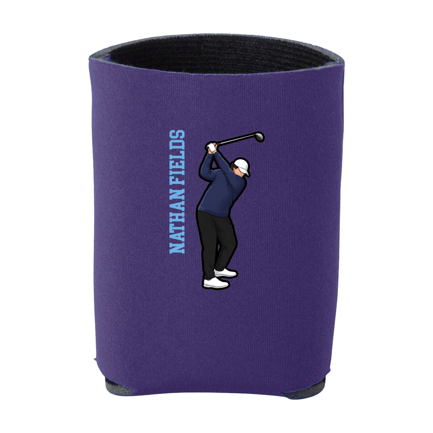 Can Holder — Name Vertical in Purple