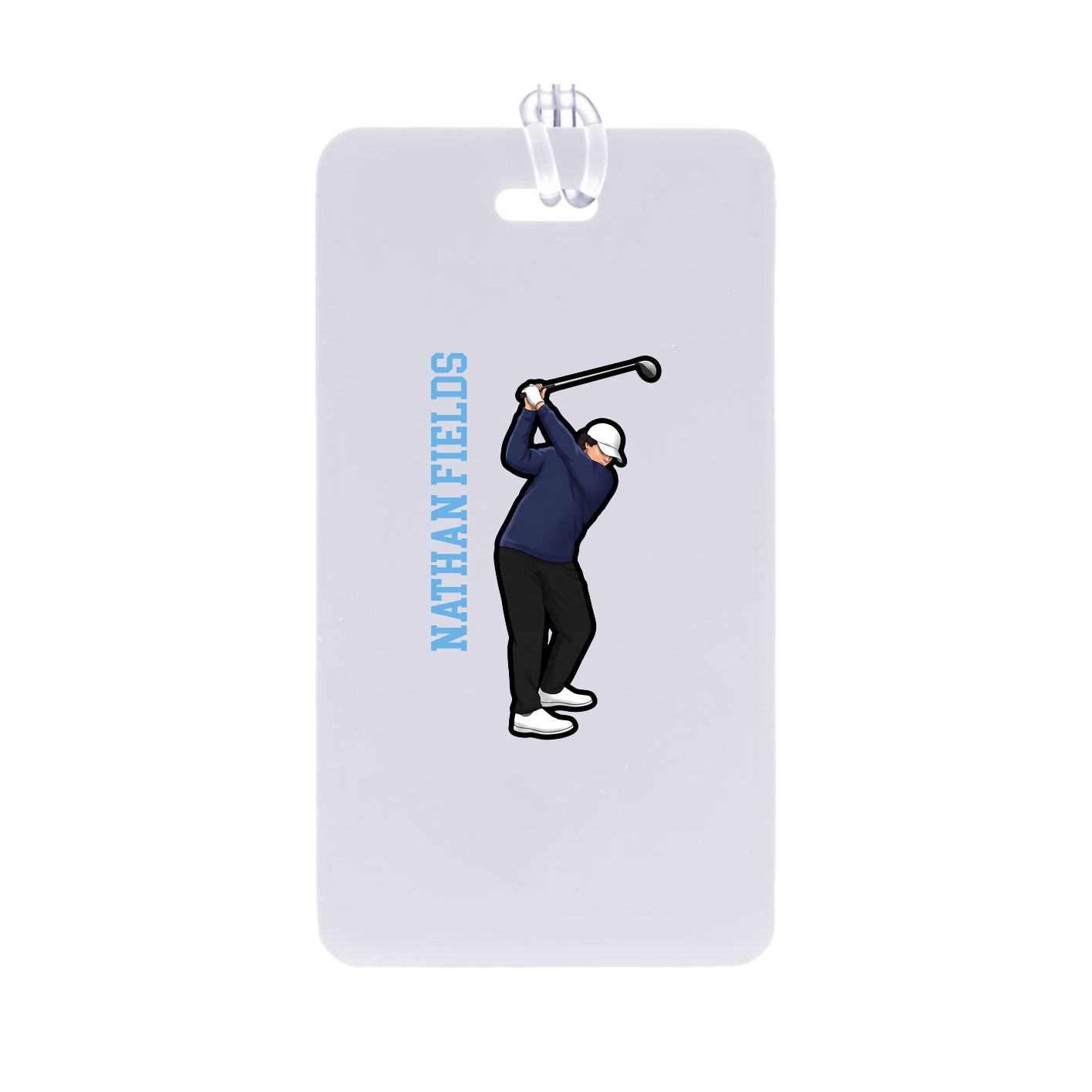 Bag Tag — Name Vertical in Classic