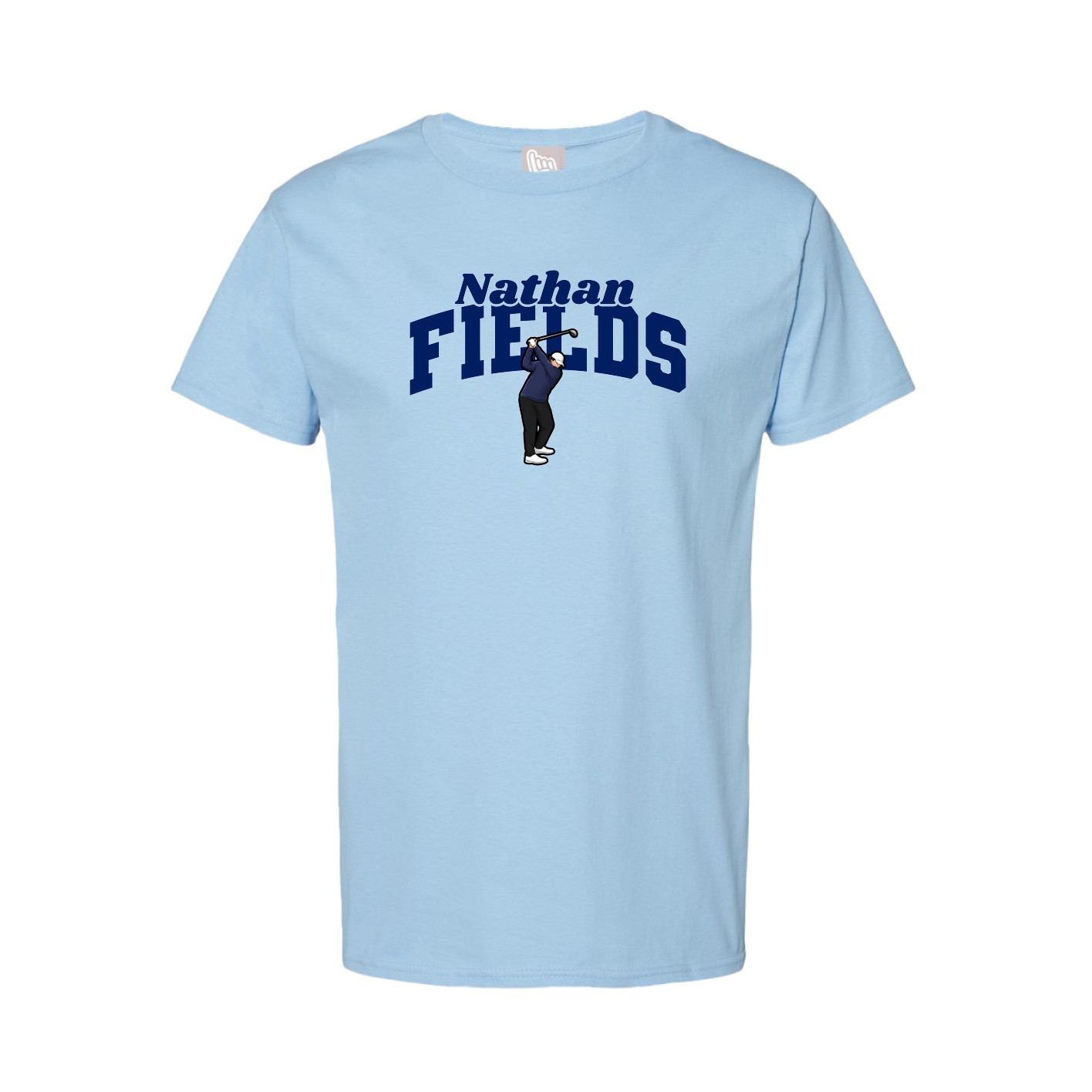 Tee — Signature Arch in Light Blue