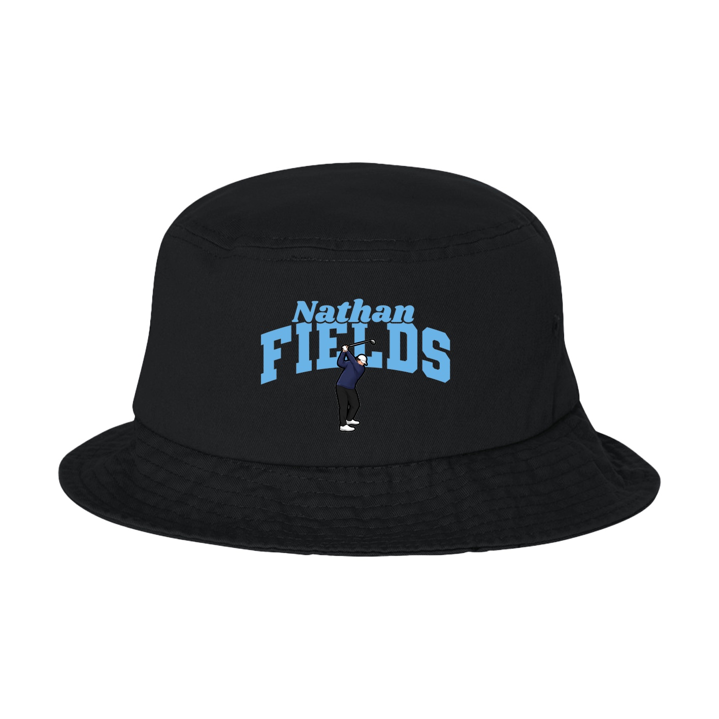 Bucket Cap — Signature Arch in Black